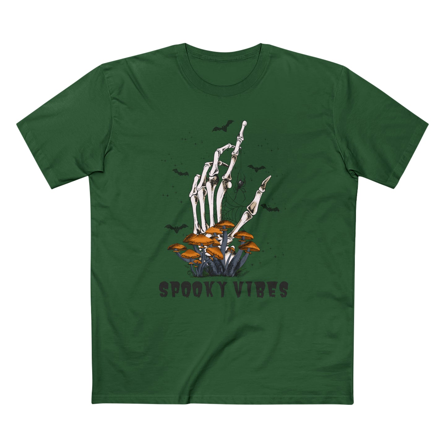 Men's Staple Tee Spooky Vibes Hand