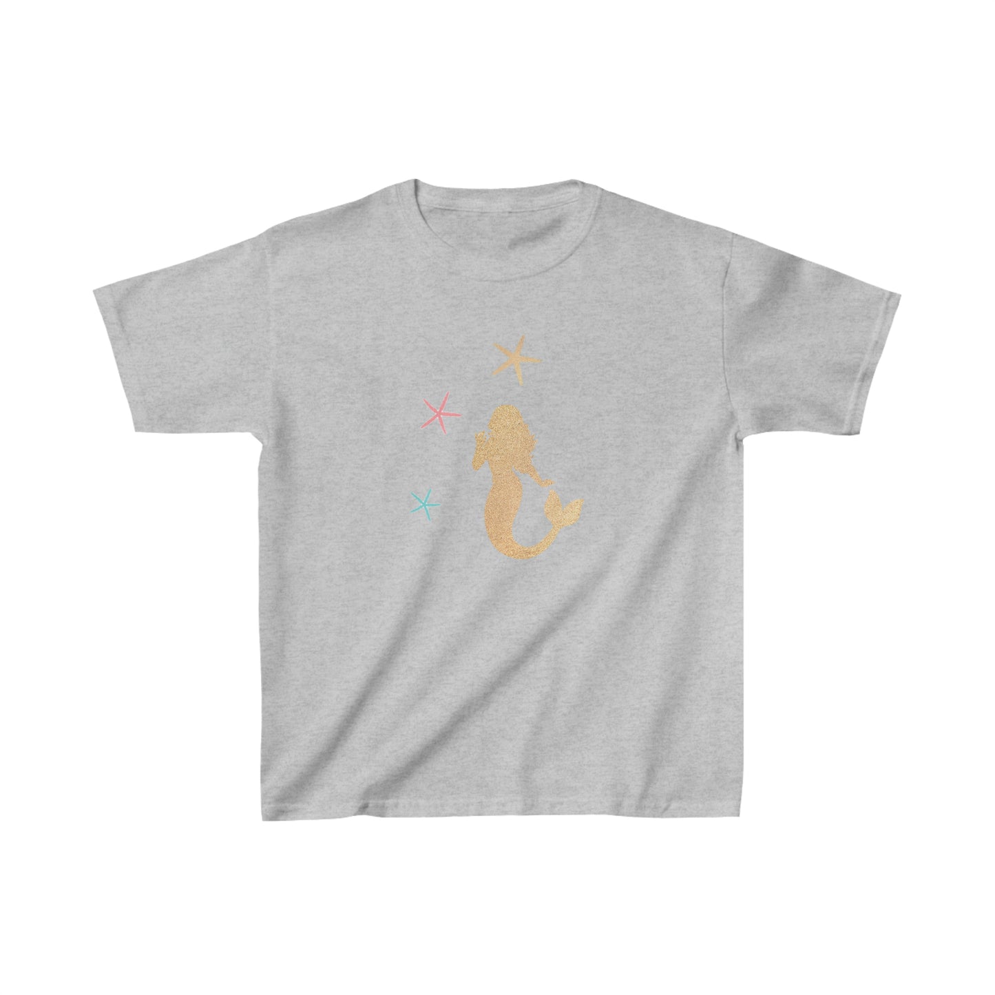 Kids Heavy Cotton™ Tee Mermaid & Starfish