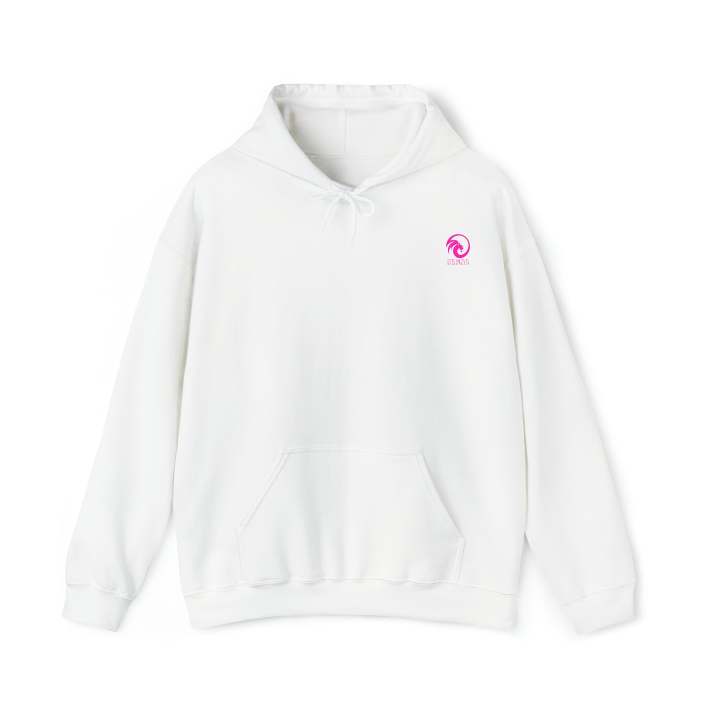 Women's Heavy Blend™ Hooded Sweatshirt - Feeling Cute Back of Hoodie w/LOGO on Front