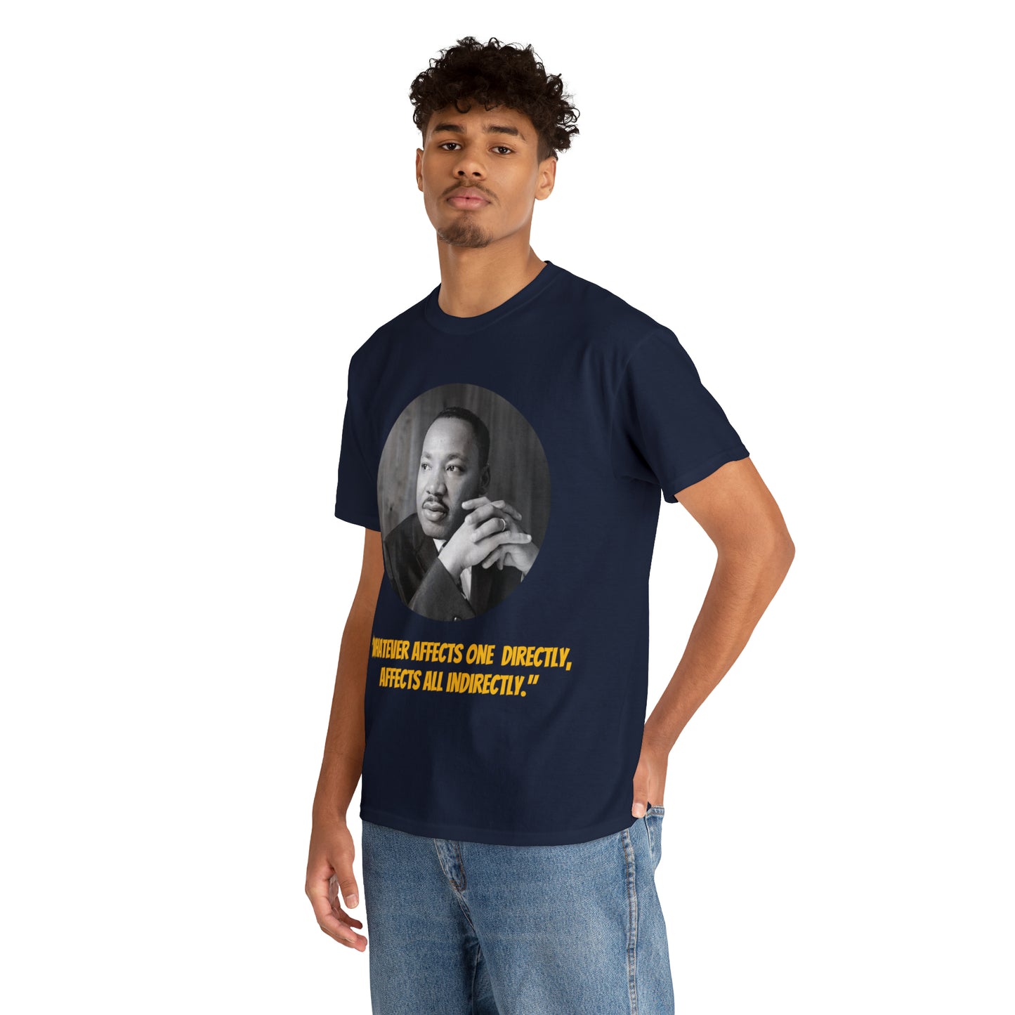 Unisex Heavy Cotton Tee, Martin Luther King Quote, TM1MLKQCIR