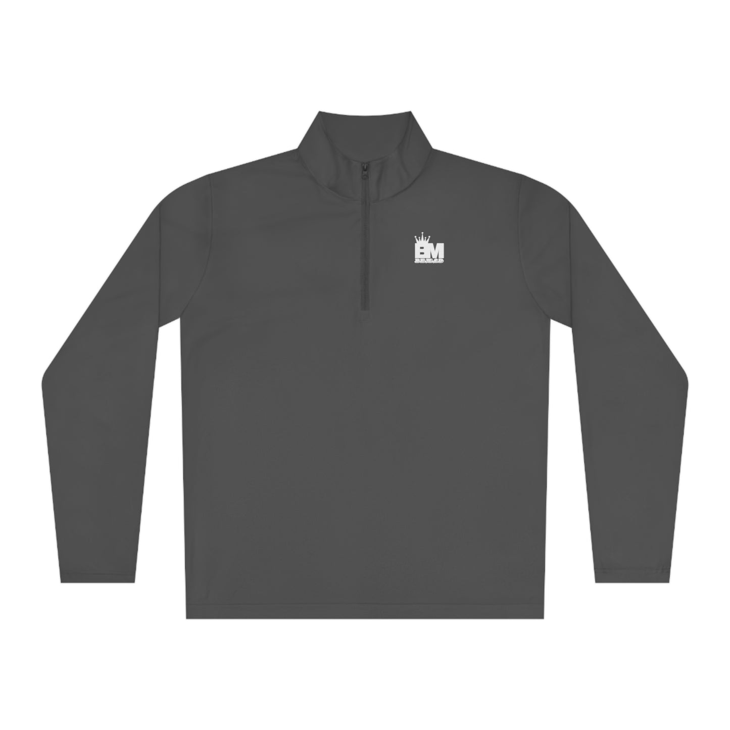 Mens Quarter-Zip Pullover BEMAD Logo