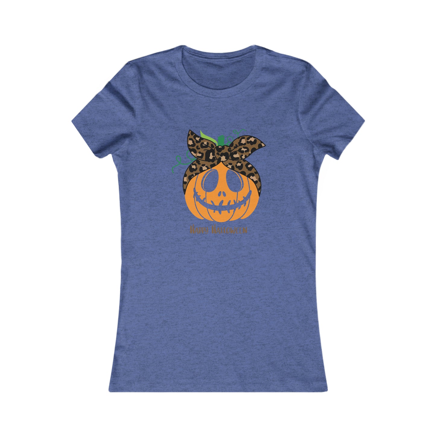 Women's Favorite Tee Happy Halloween Pumpkin