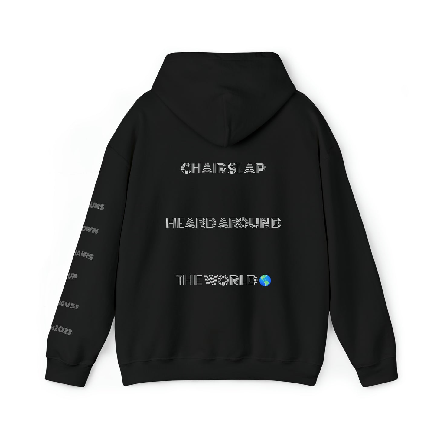 Unisex Heavy Blend™ Hooded Sweatshirt Guns Down Chairs Up TM1ARBBCIR