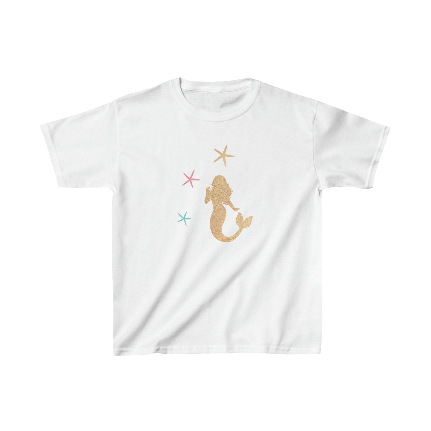 Kids Heavy Cotton™ Tee Mermaid & Starfish