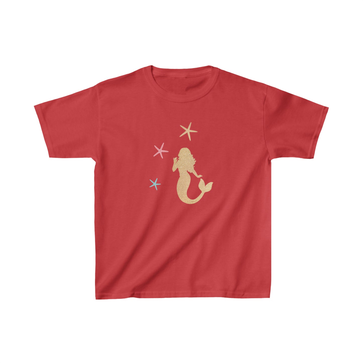 Kids Heavy Cotton™ Tee Mermaid & Starfish