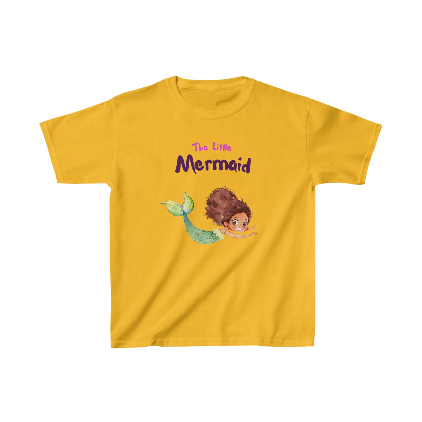 Kids Heavy Cotton™ Tee Little Mermaid Simming