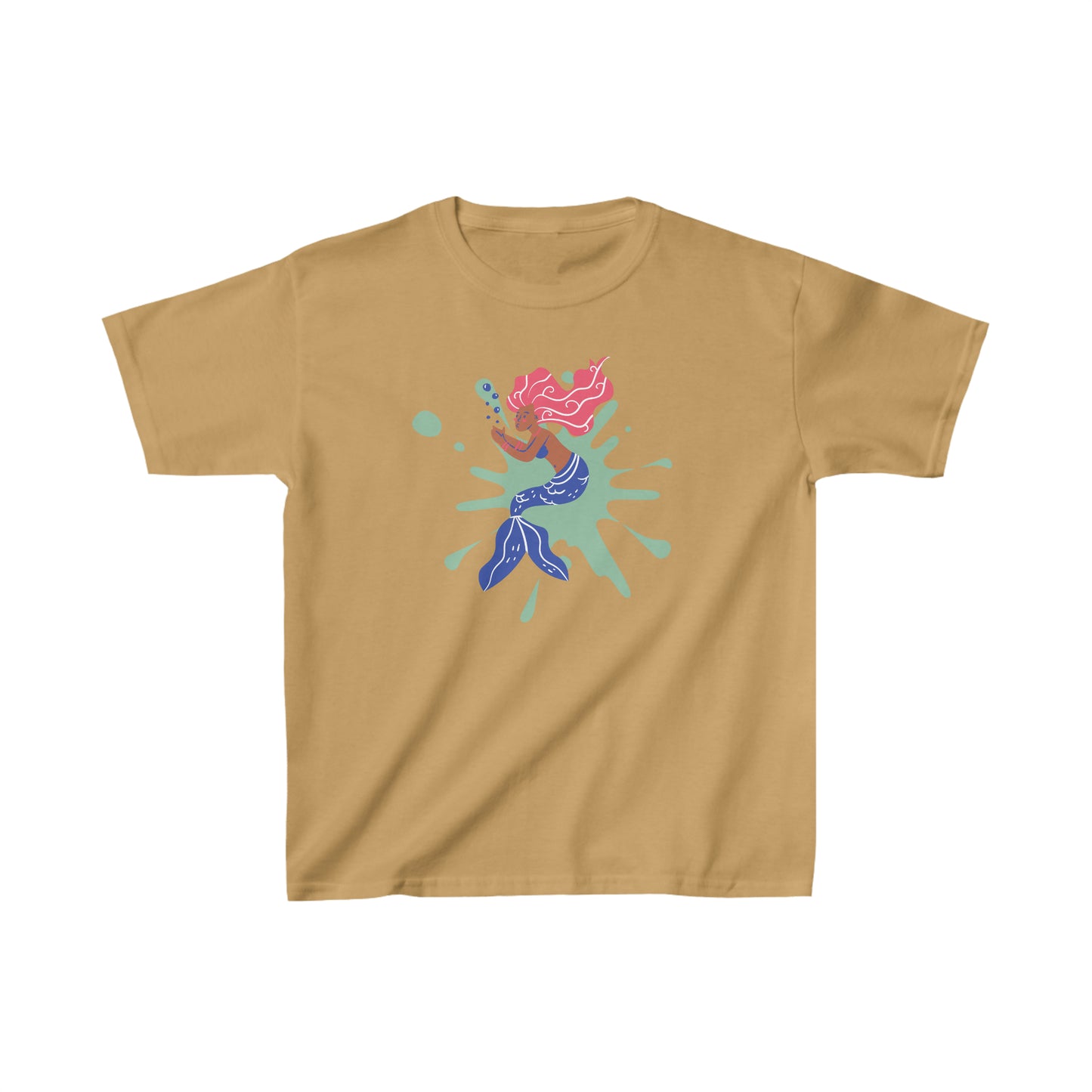 Kids Heavy Cotton™ Tee Mermaid Splash