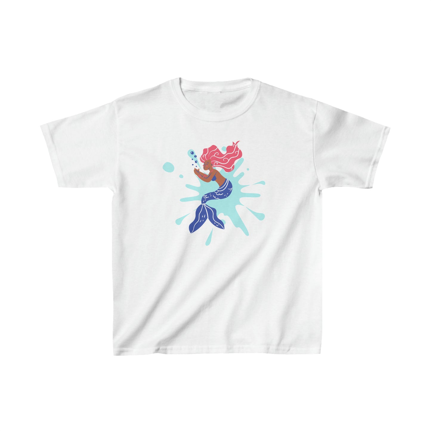 Kids Heavy Cotton™ Tee Mermaid Splash