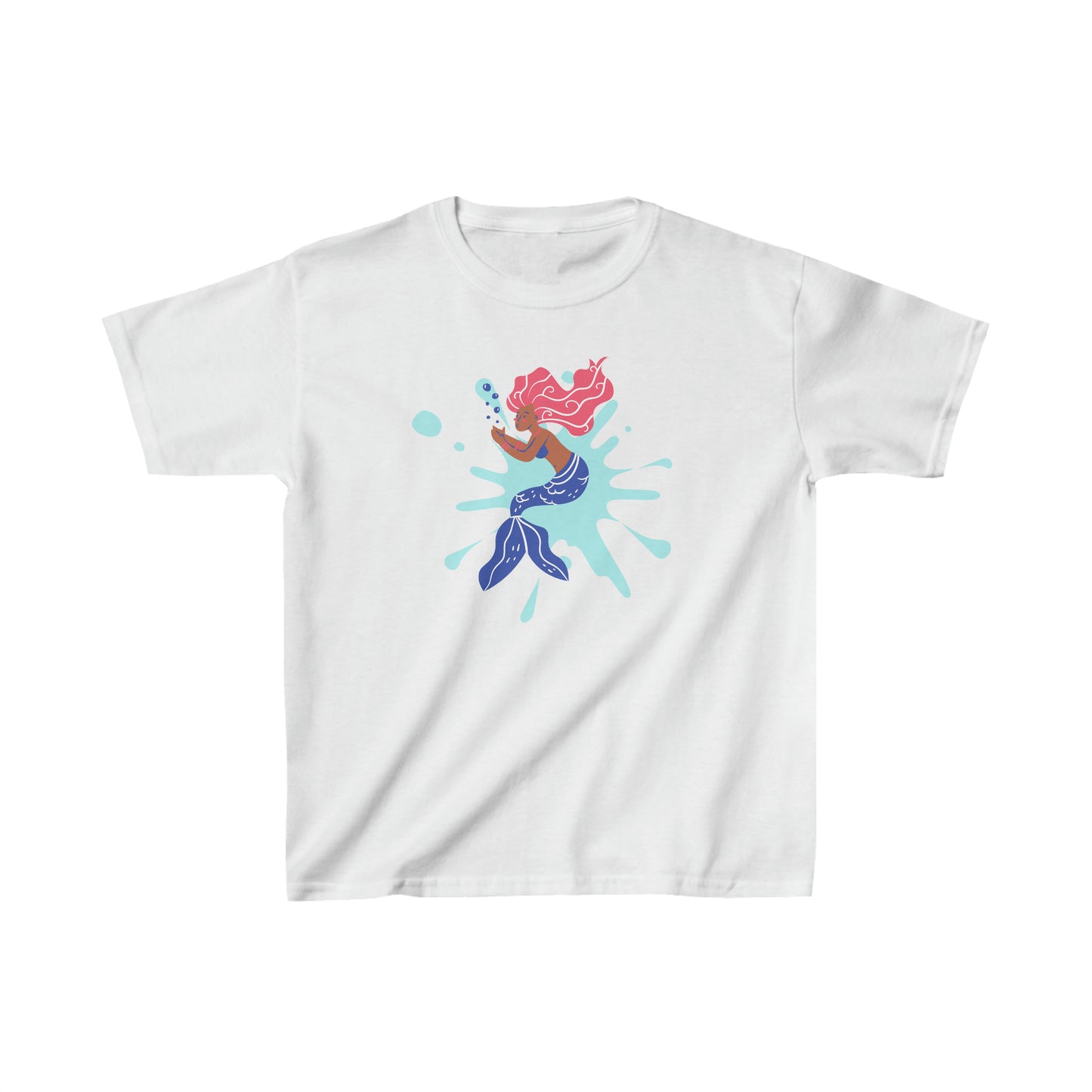 Kids Heavy Cotton™ Tee Mermaid Splash