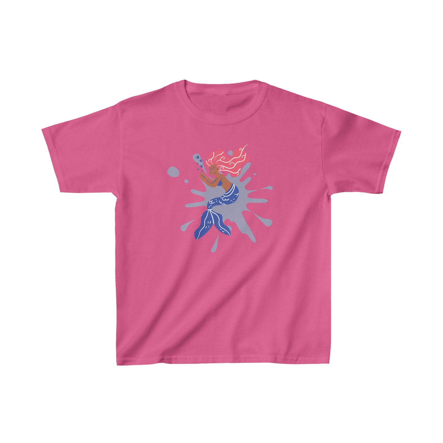 Kids Heavy Cotton™ Tee Mermaid Splash