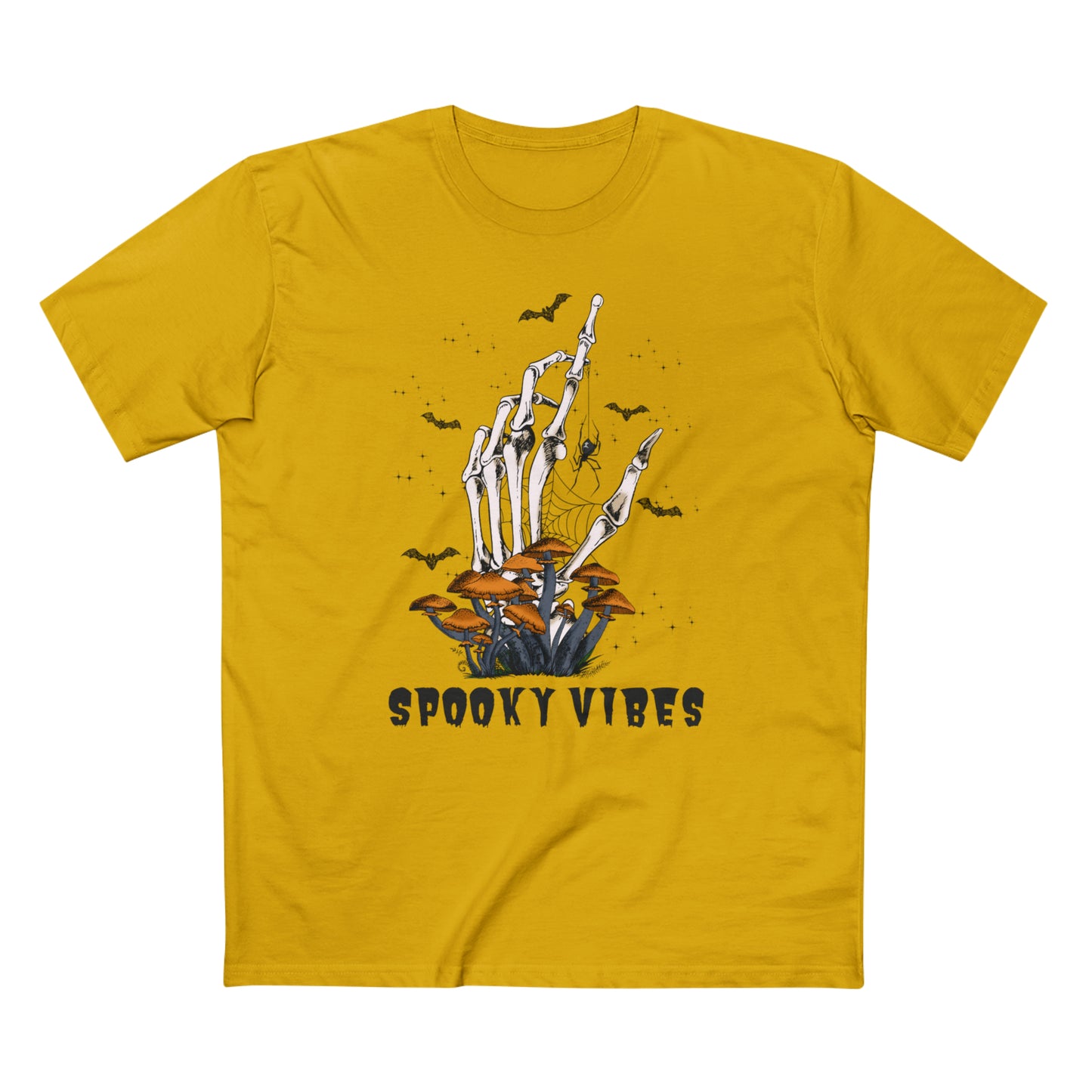 Men's Staple Tee Spooky Vibes Hand