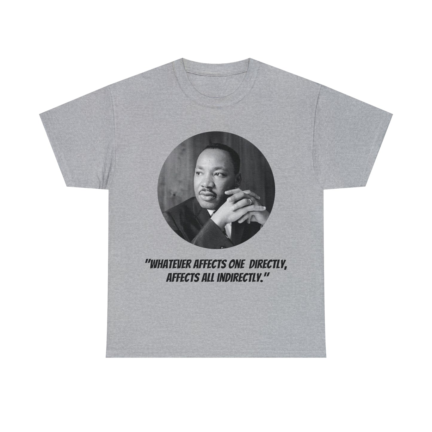 Unisex Heavy Cotton Tee, Martin Luther King Quote, TM1MLKQCIR