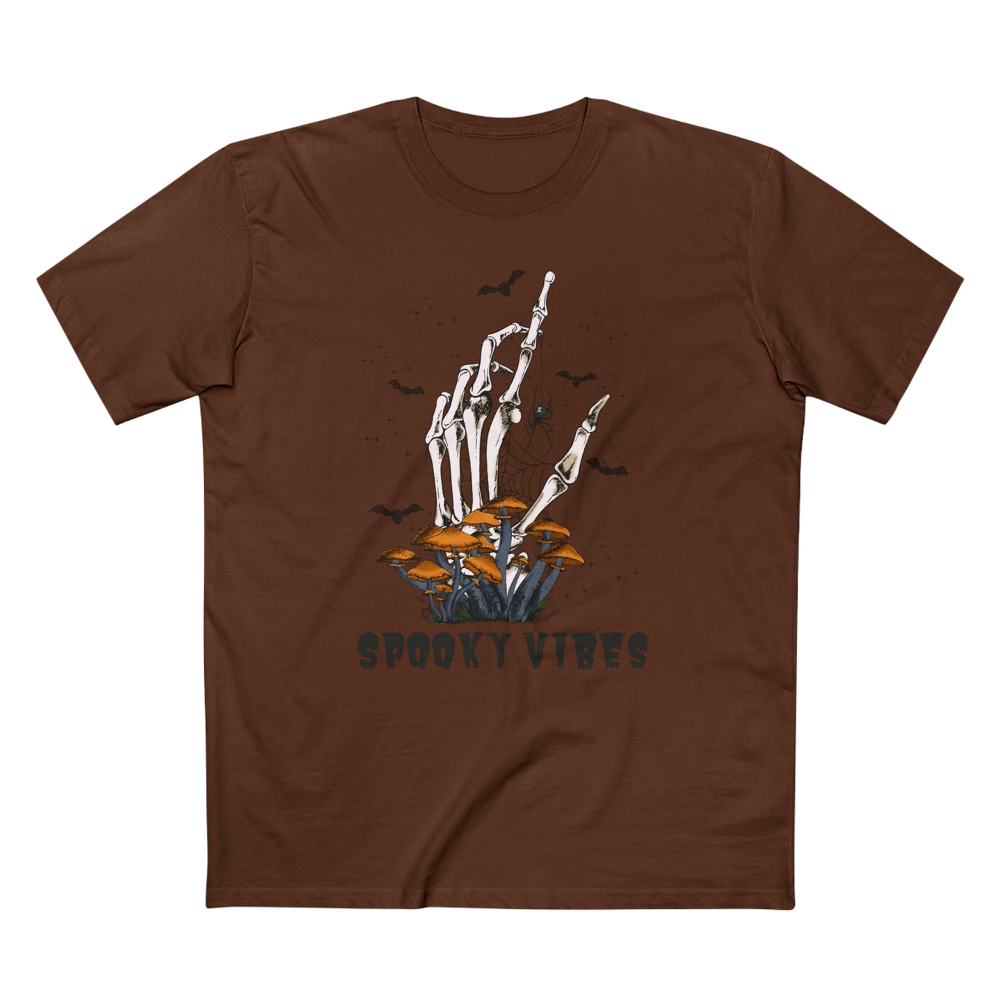 Men's Staple Tee Spooky Vibes Hand