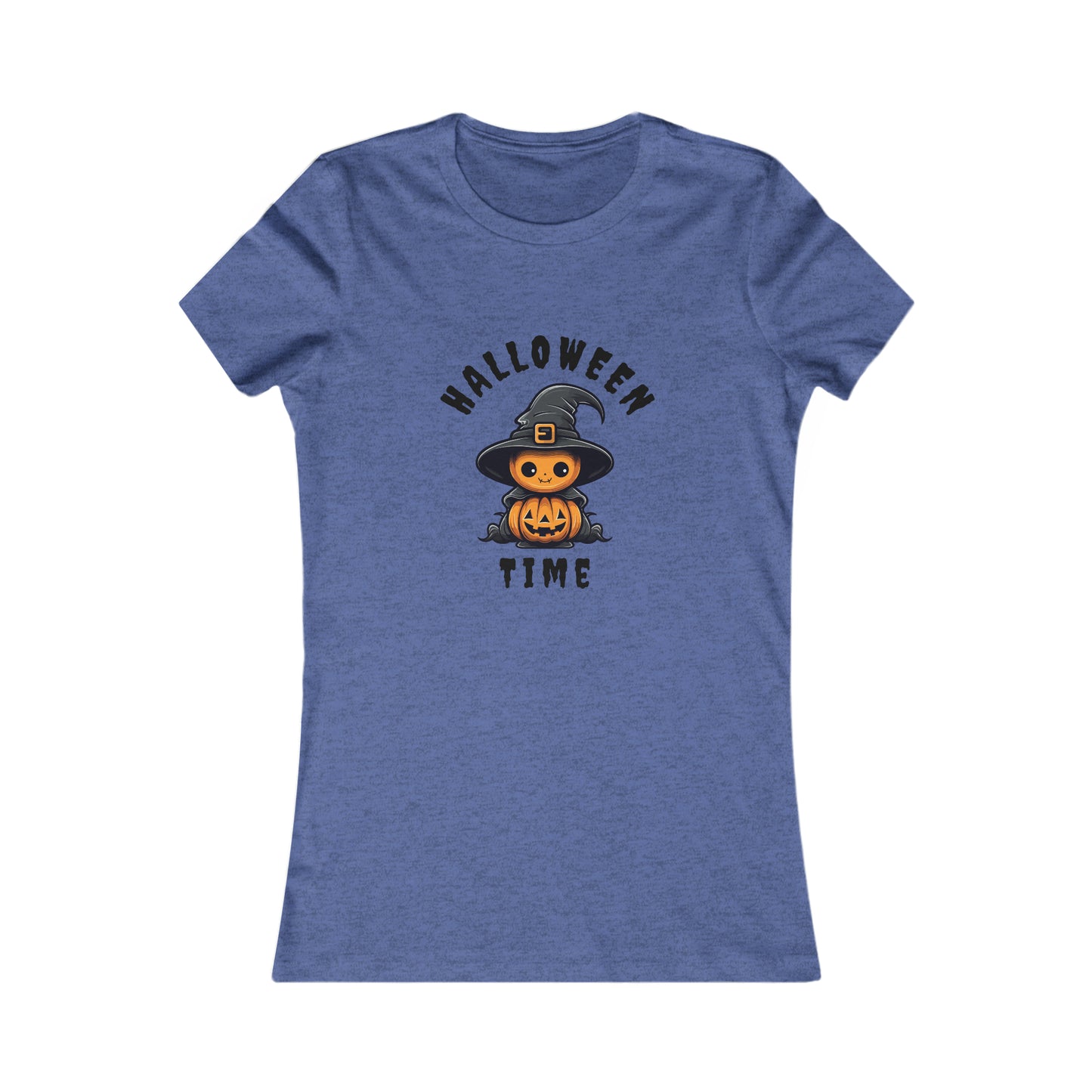 Women's Favorite Tee Halloween Time Pumpkin