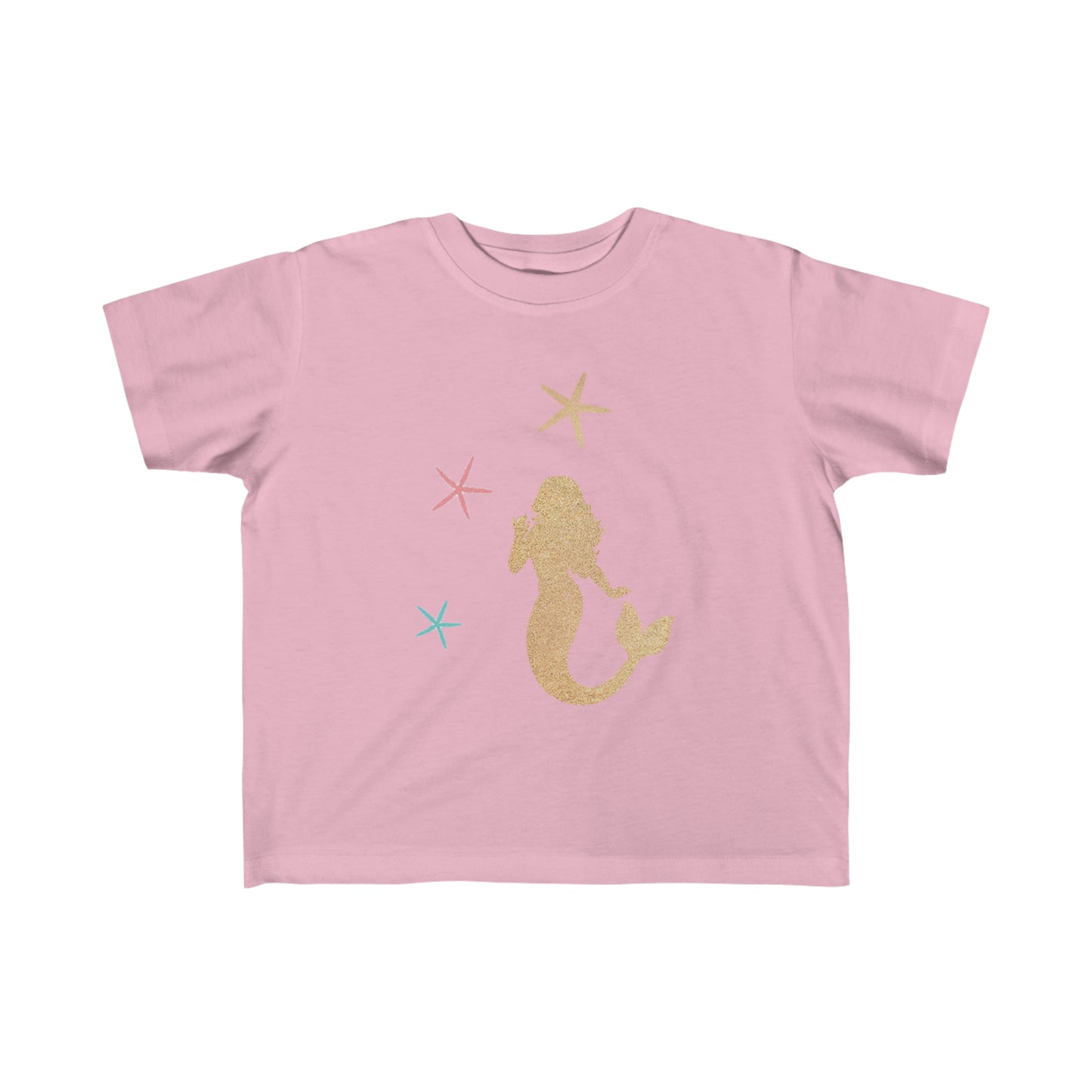 Toddler's Fine Jersey Tee Mermaid With Starfish