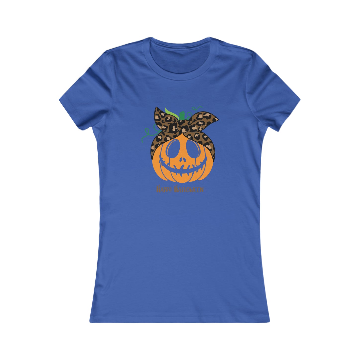 Women's Favorite Tee Happy Halloween Pumpkin