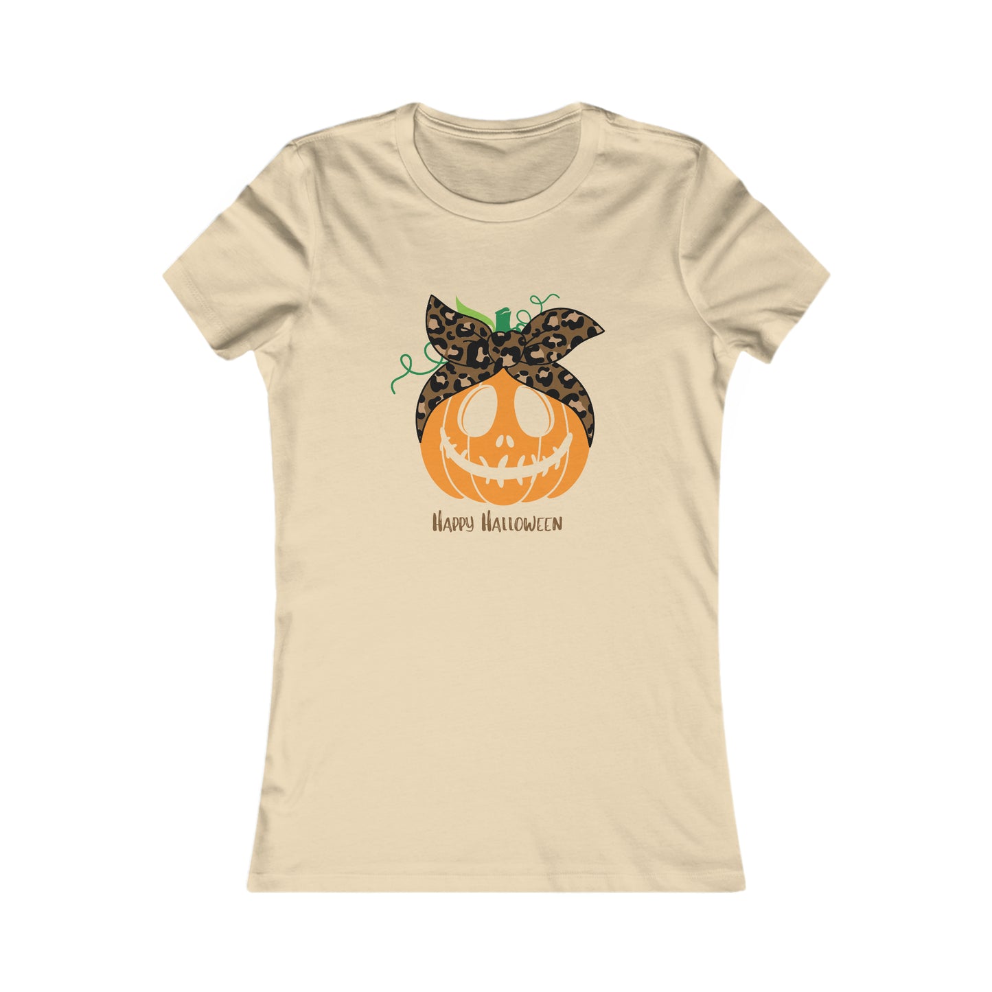 Women's Favorite Tee Happy Halloween Pumpkin