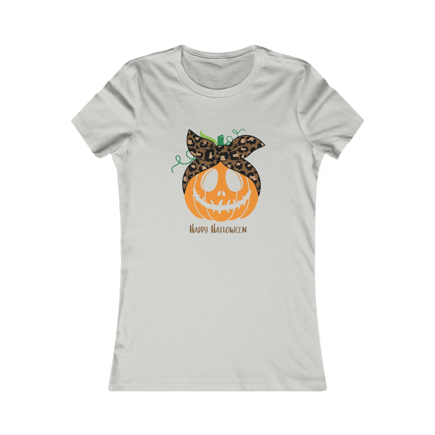 Women's Favorite Tee Happy Halloween Pumpkin