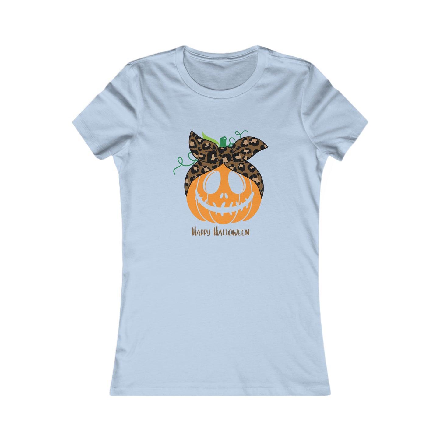 Women's Favorite Tee Happy Halloween Pumpkin