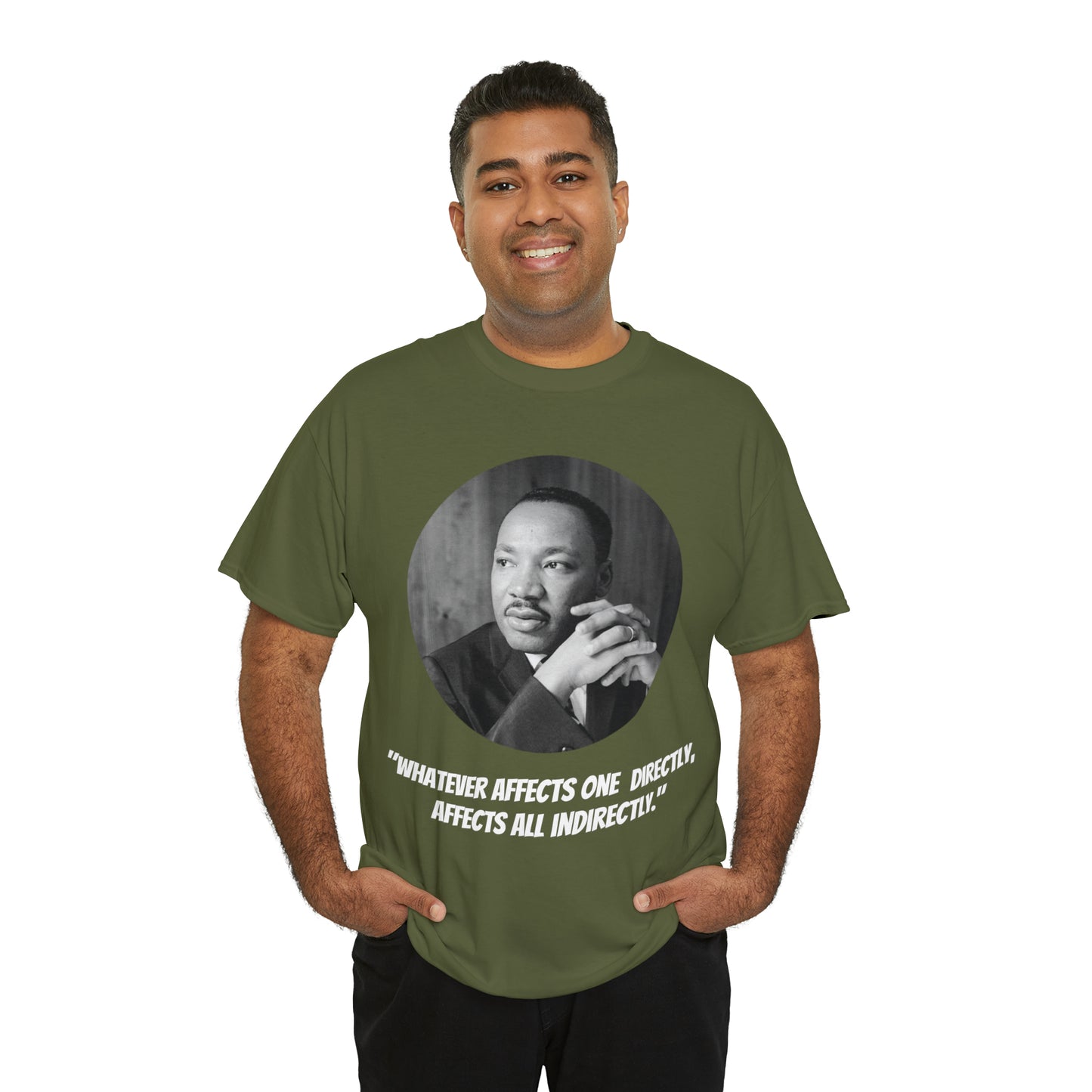 Unisex Heavy Cotton Tee, Martin Luther King Quote, TM1MLKQCIR