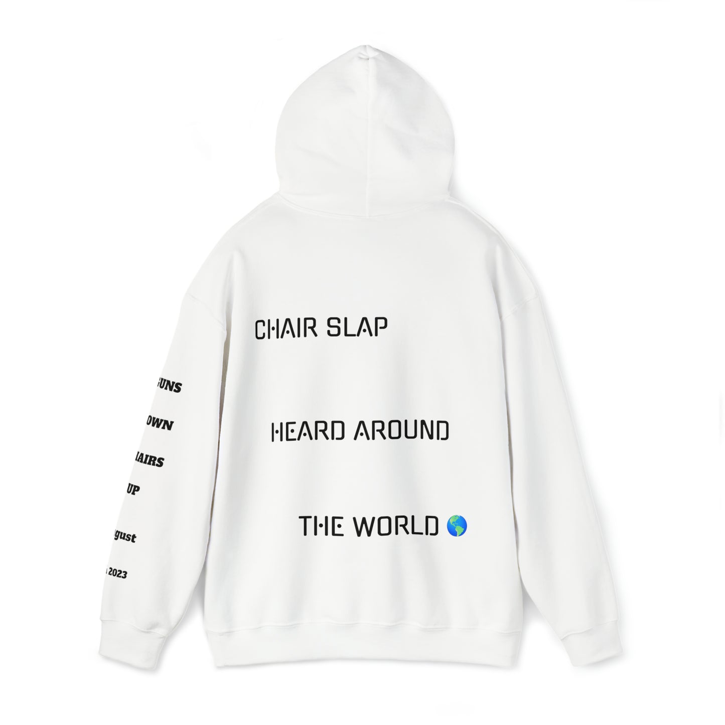 Unisex Heavy Blend™ Hooded Sweatshirt Guns Down Chairs Up TM1ARBBCIR