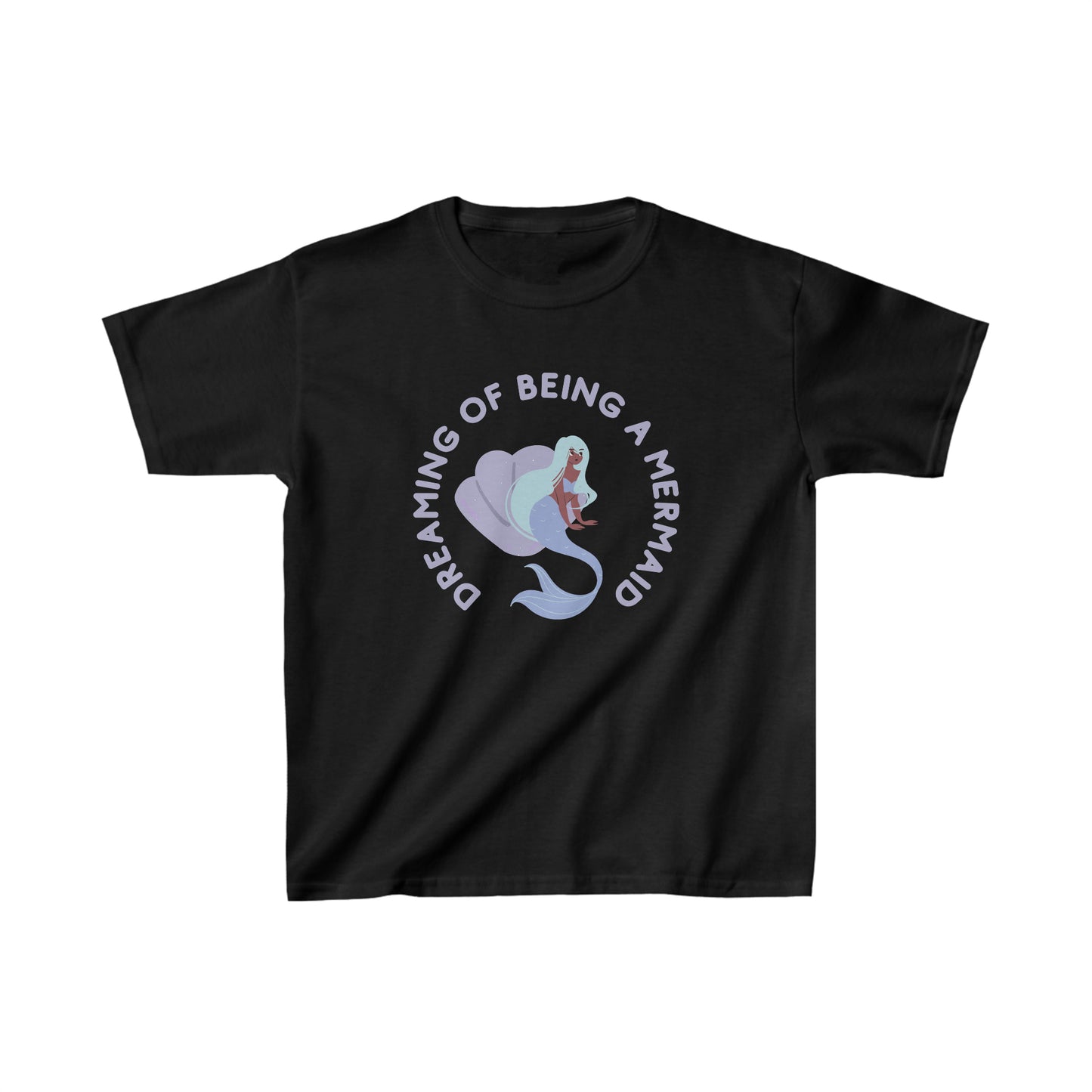 Kids Heavy Cotton™ Tee I Want To Be A Mermaid TM3LMMCIR