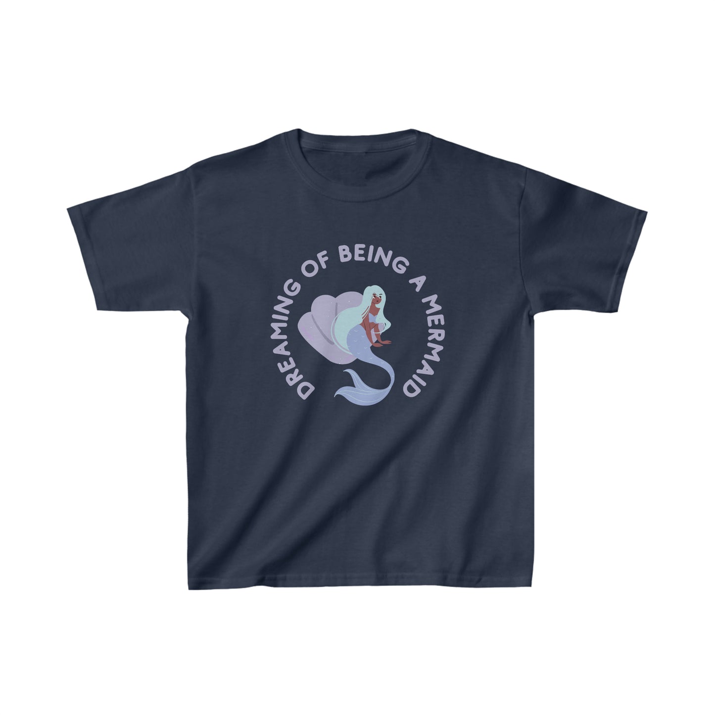 Kids Heavy Cotton™ Tee I Want To Be A Mermaid TM3LMMCIR