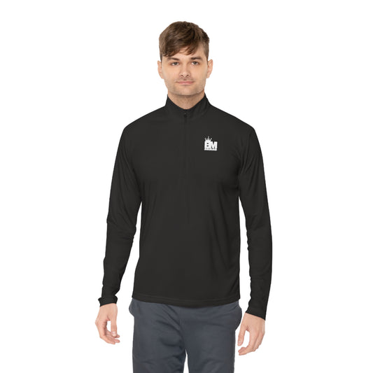 Mens Quarter-Zip Pullover BEMAD Logo