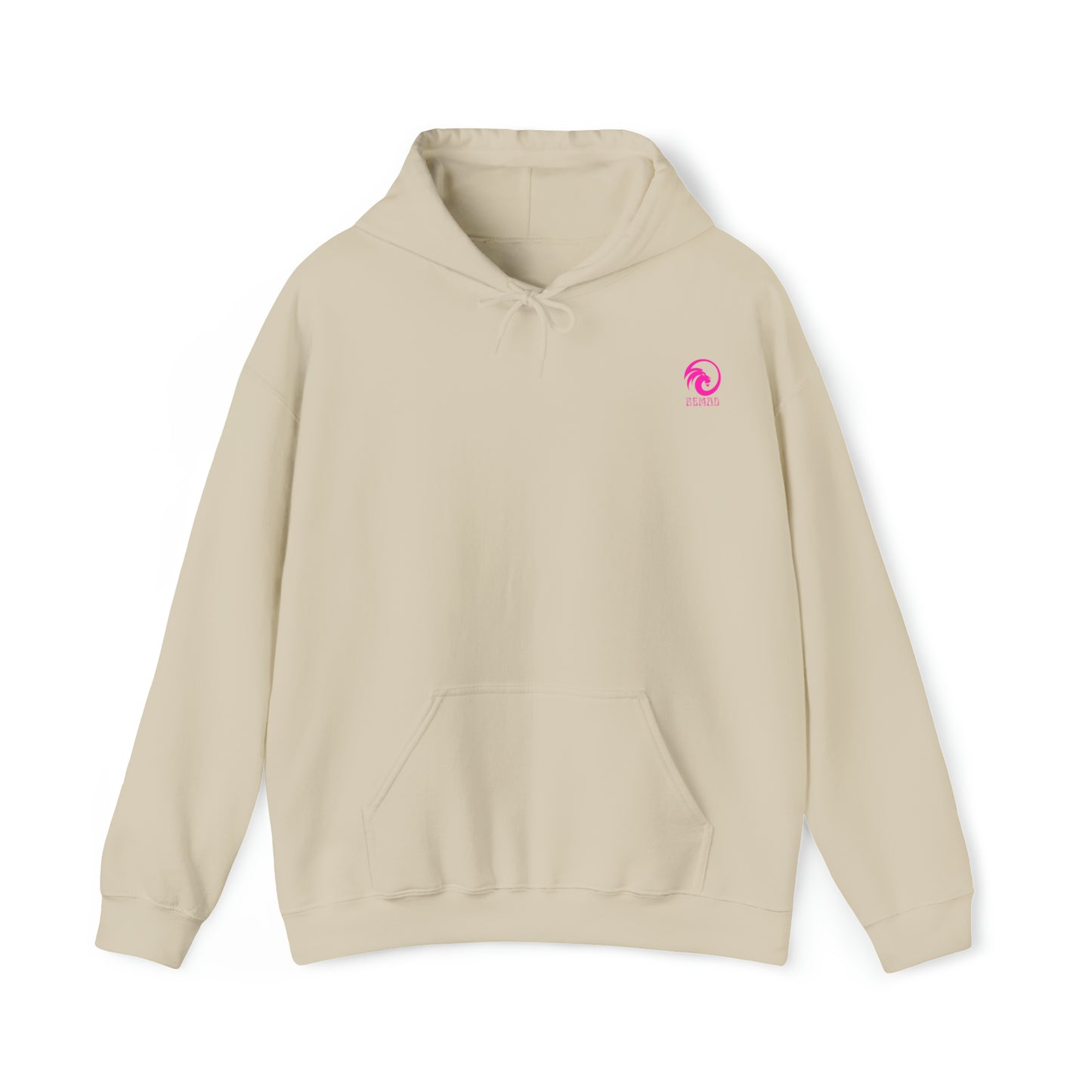 Women's Heavy Blend™ Hooded Sweatshirt - Feeling Cute Back of Hoodie w/LOGO on Front