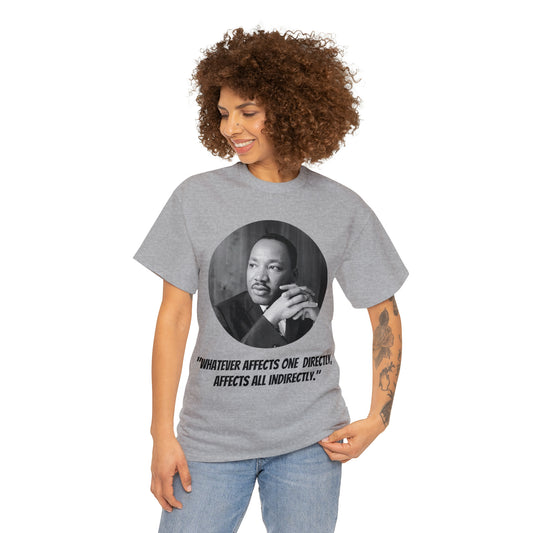 Unisex Heavy Cotton Tee, Martin Luther King Quote, TM1MLKQCIR