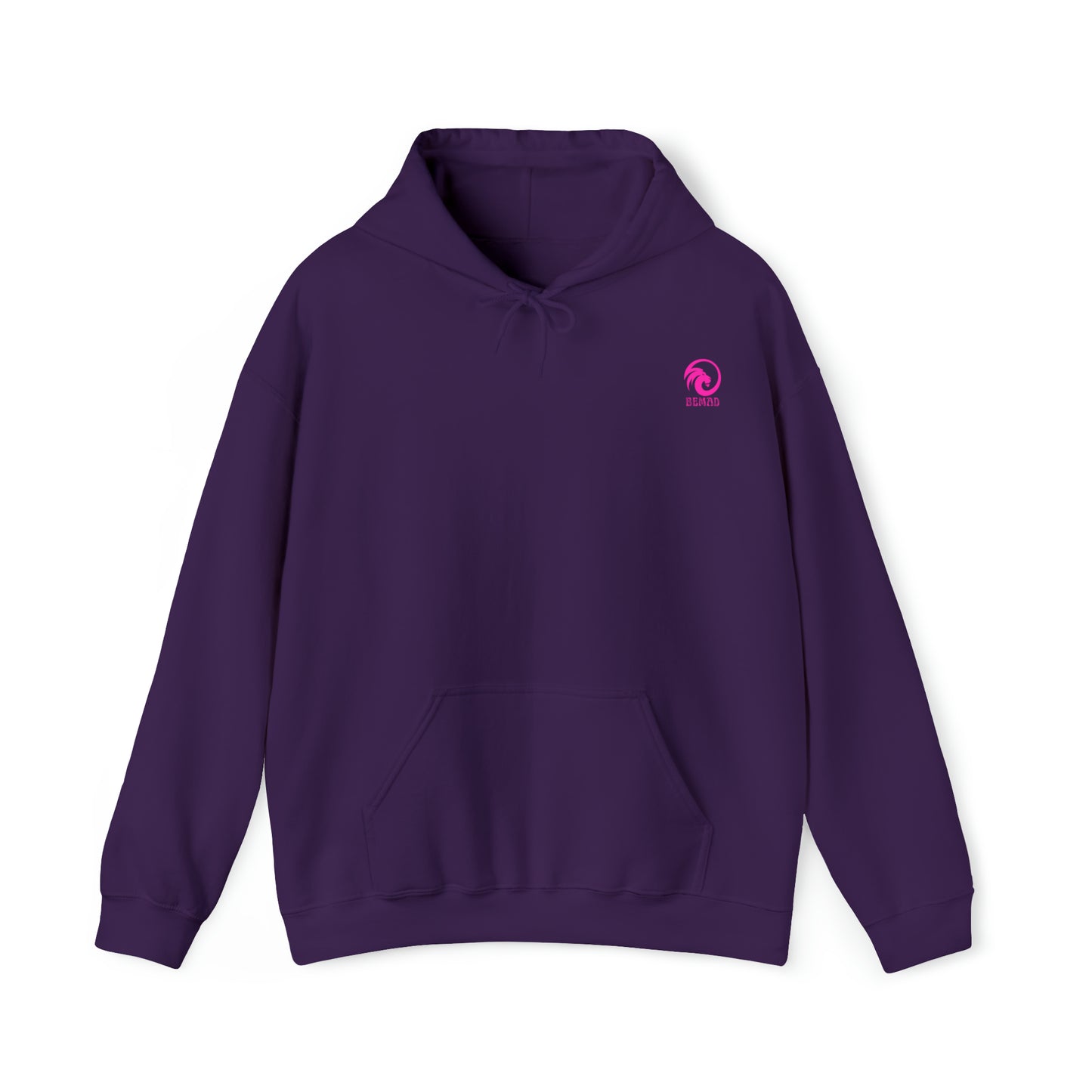 Women's Heavy Blend™ Hooded Sweatshirt - Feeling Cute Back of Hoodie w/LOGO on Front