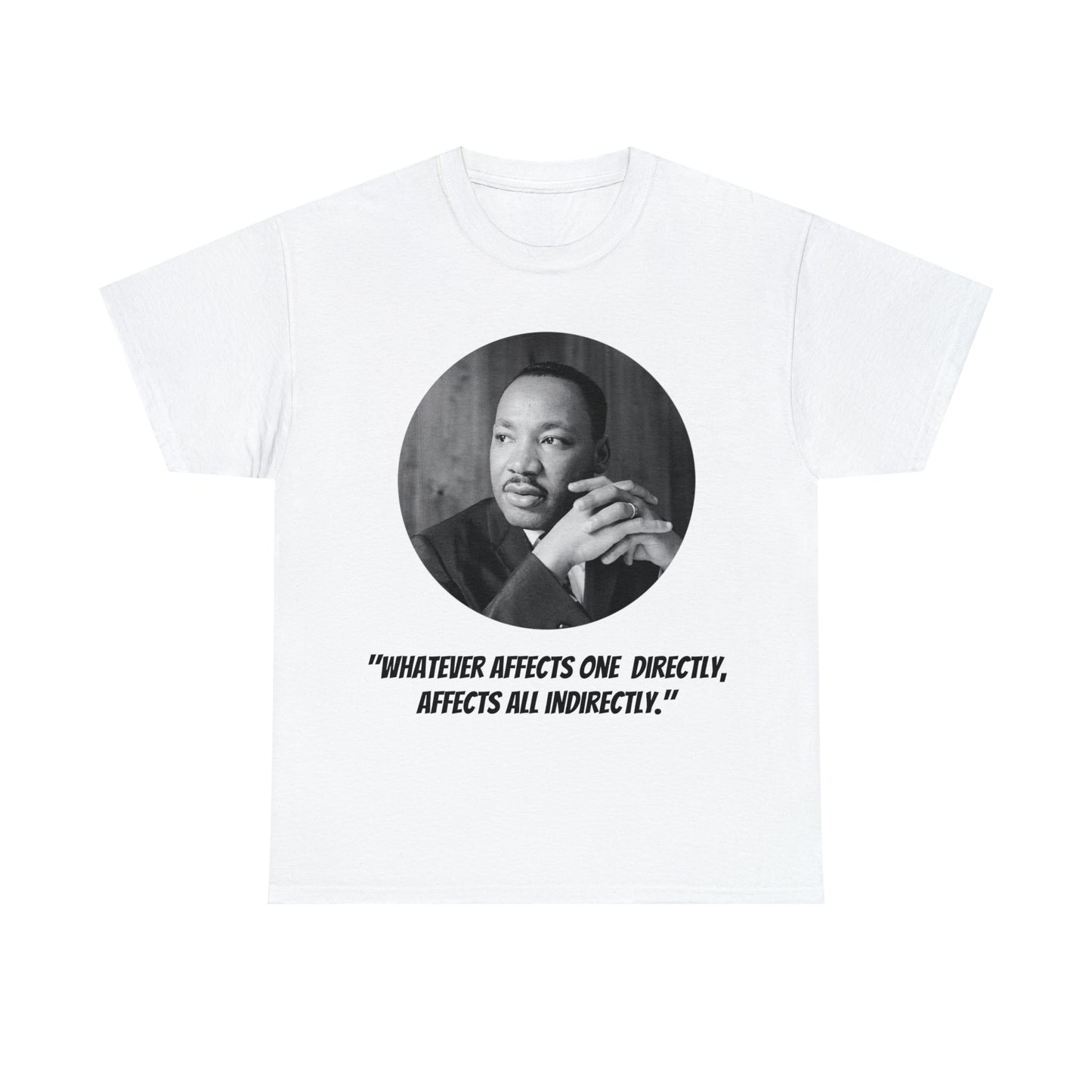 Unisex Heavy Cotton Tee, Martin Luther King Quote, TM1MLKQCIR