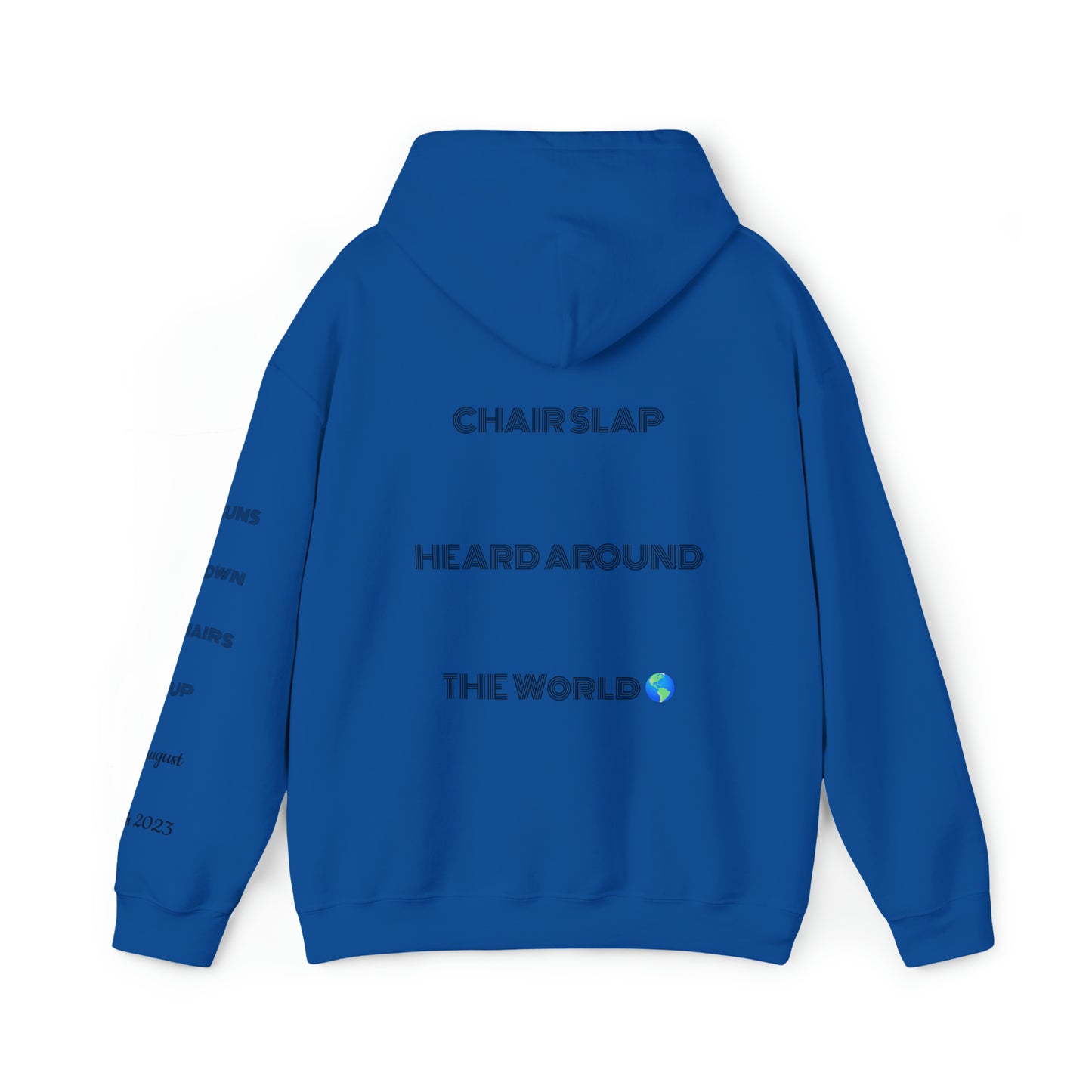 Unisex Heavy Blend™ Hooded Sweatshirt Guns Down Chairs Up TM1ARBBCIR