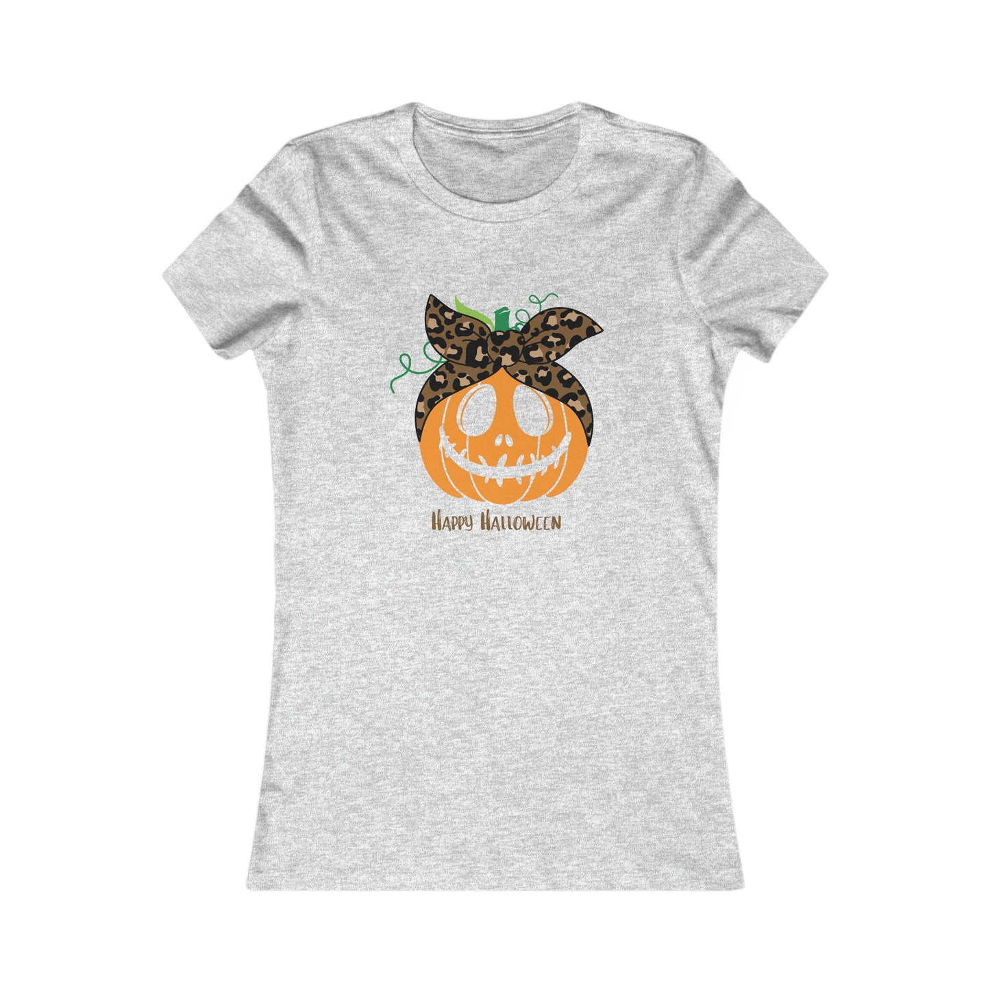 Women's Favorite Tee Happy Halloween Pumpkin