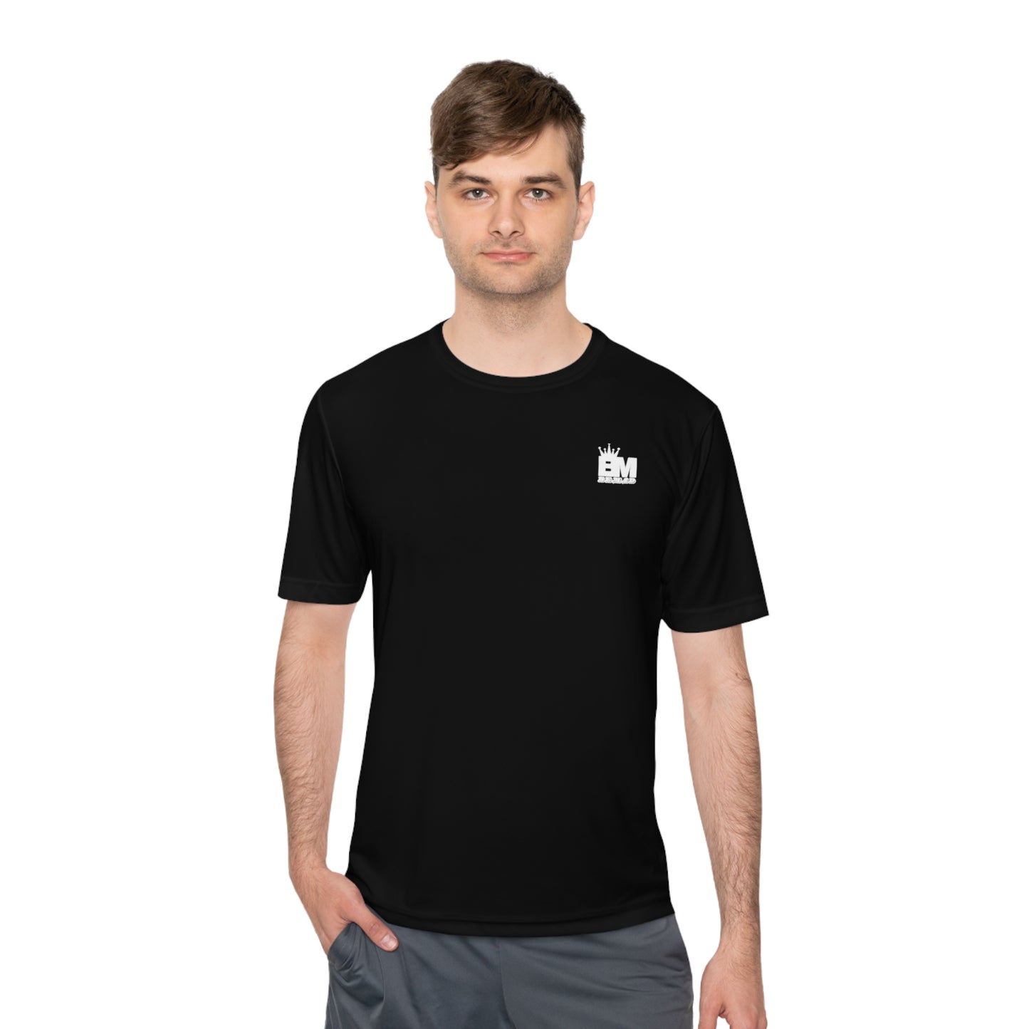 Mens Moisture Wicking Tee Athletic T shirt BEMAD