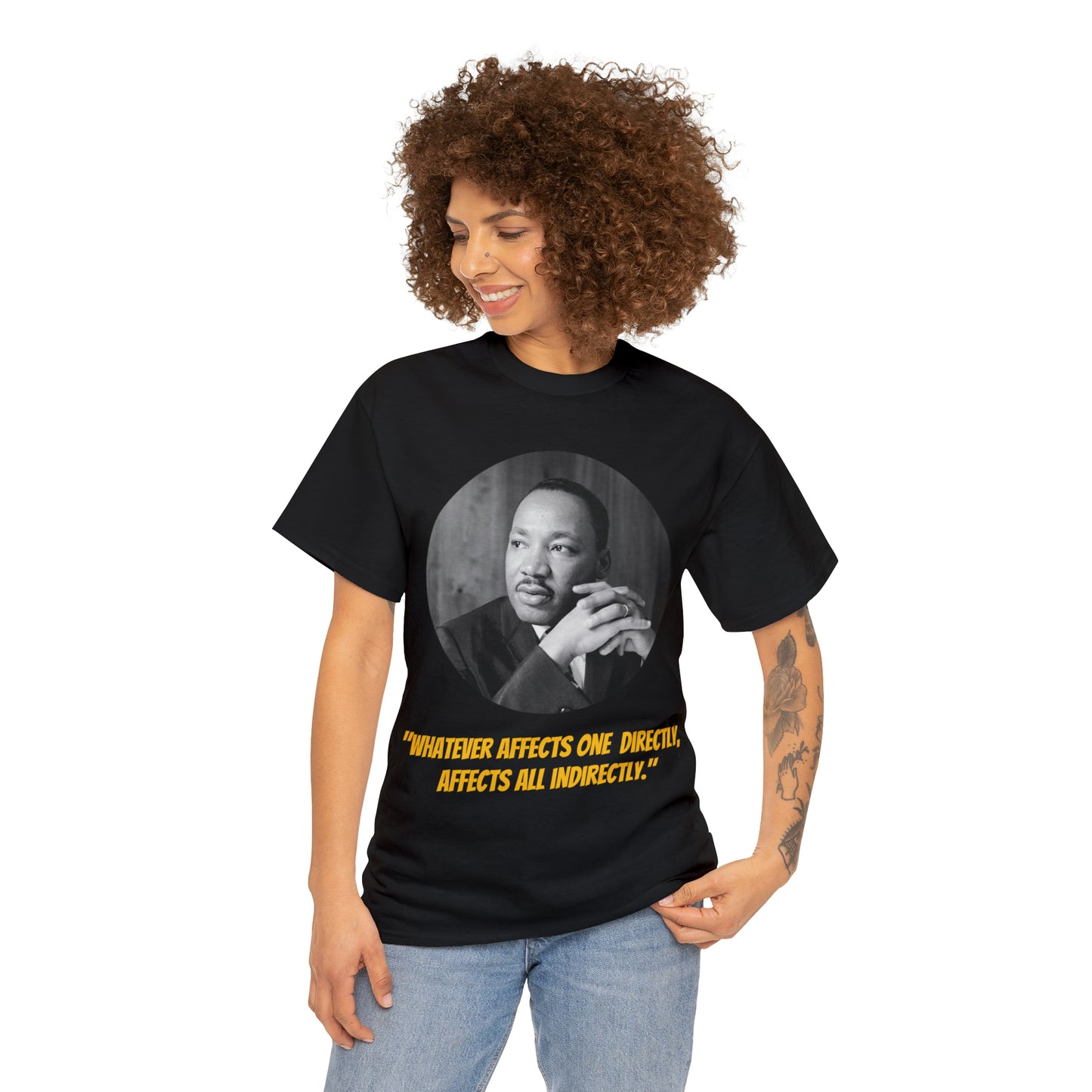 Unisex Heavy Cotton Tee, Martin Luther King Quote, TM1MLKQCIR