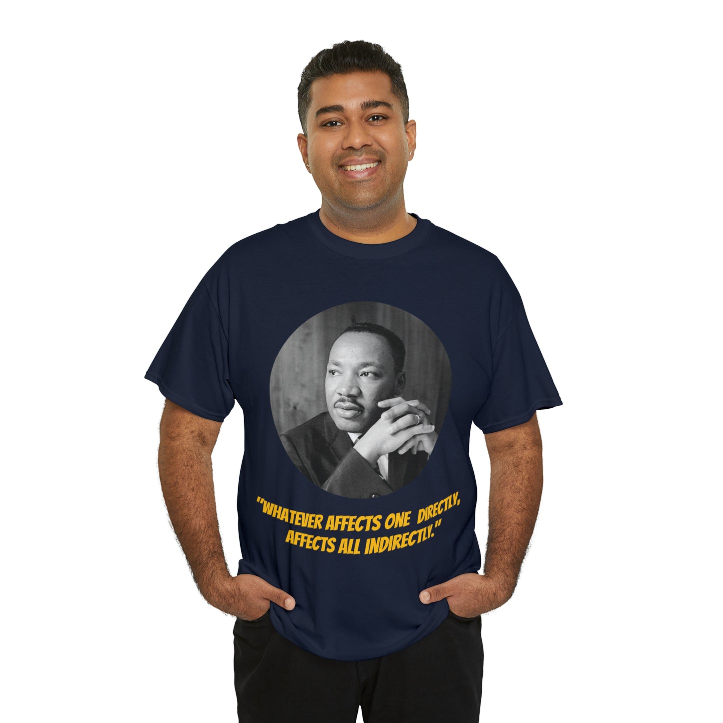 Unisex Heavy Cotton Tee, Martin Luther King Quote, TM1MLKQCIR