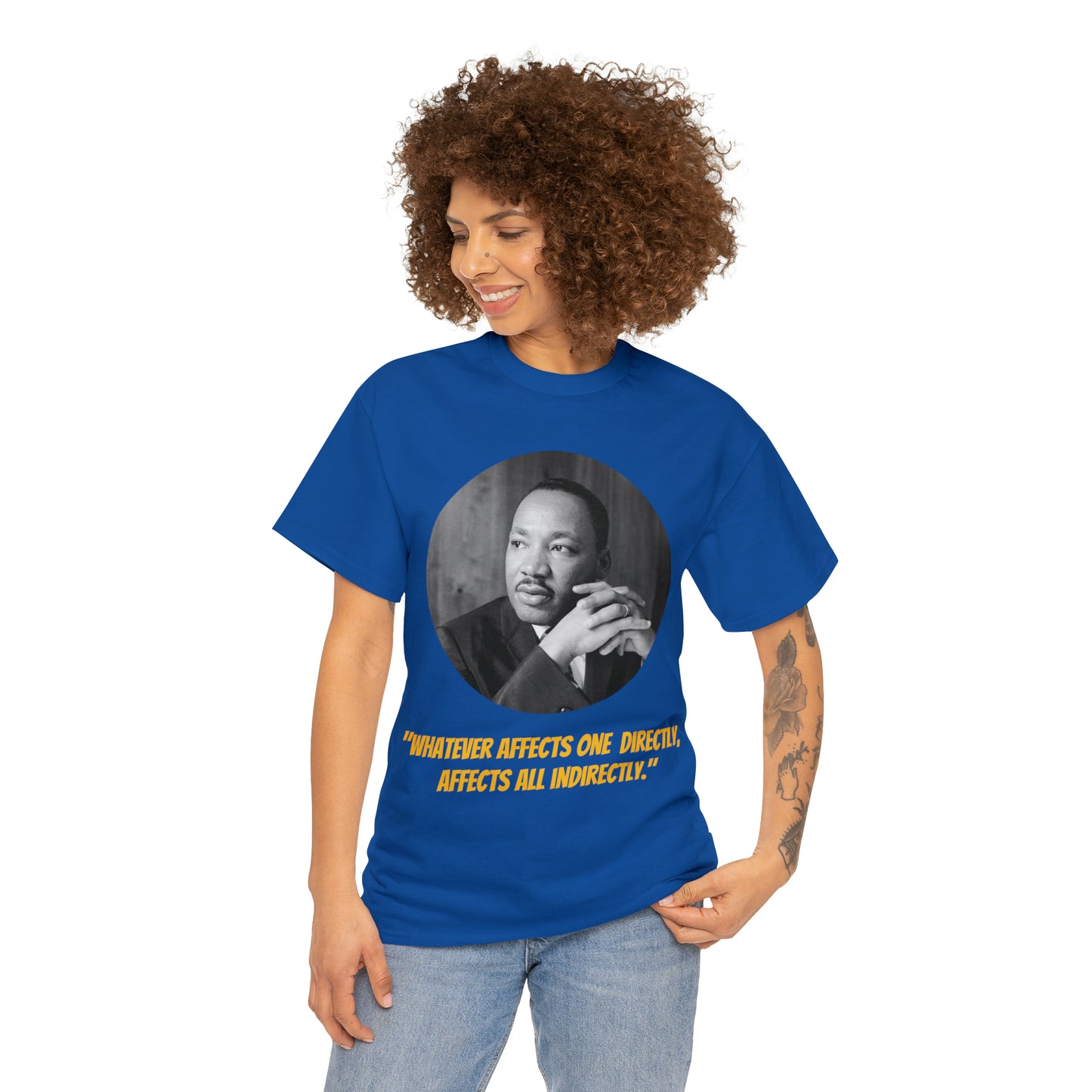 Unisex Heavy Cotton Tee, Martin Luther King Quote, TM1MLKQCIR