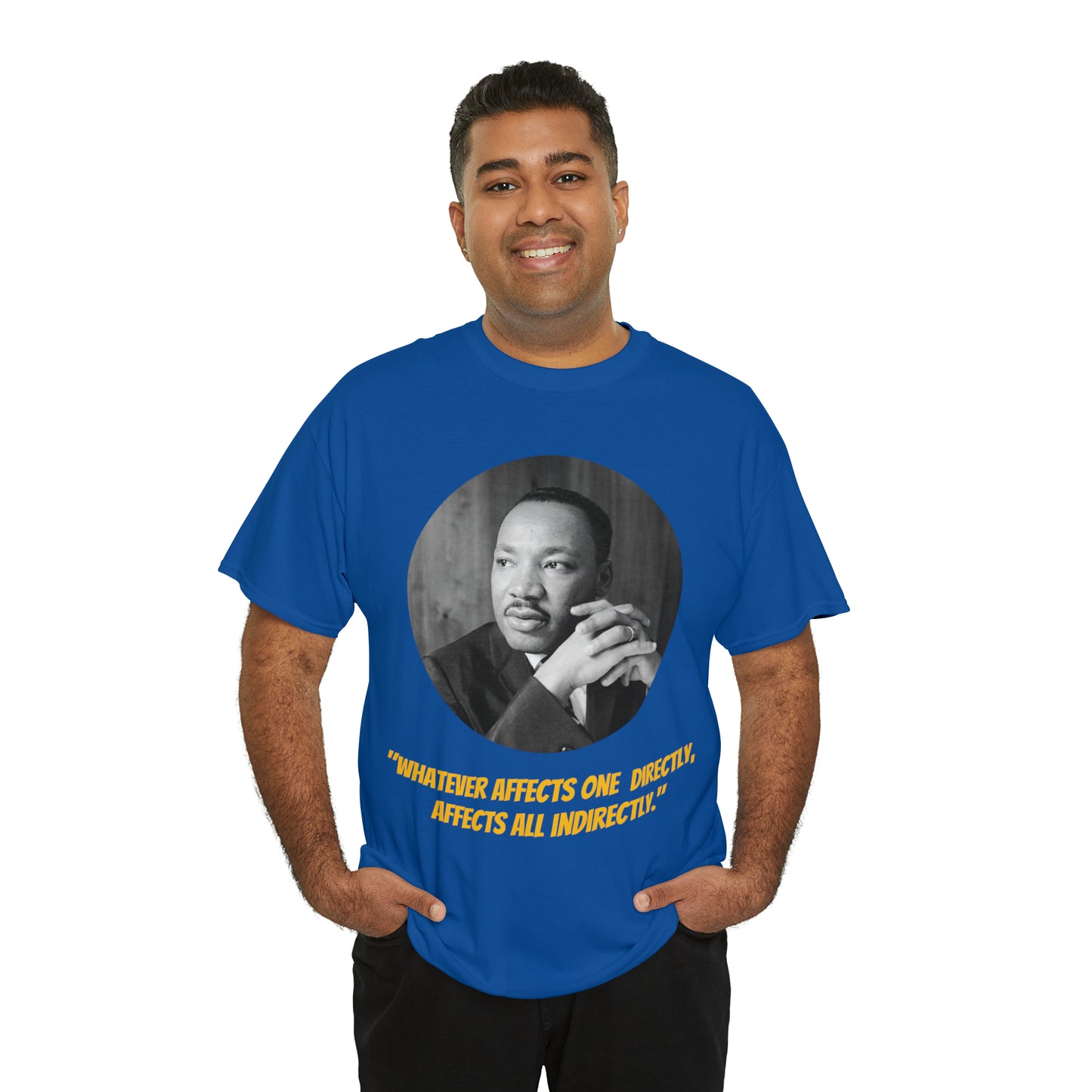 Unisex Heavy Cotton Tee, Martin Luther King Quote, TM1MLKQCIR