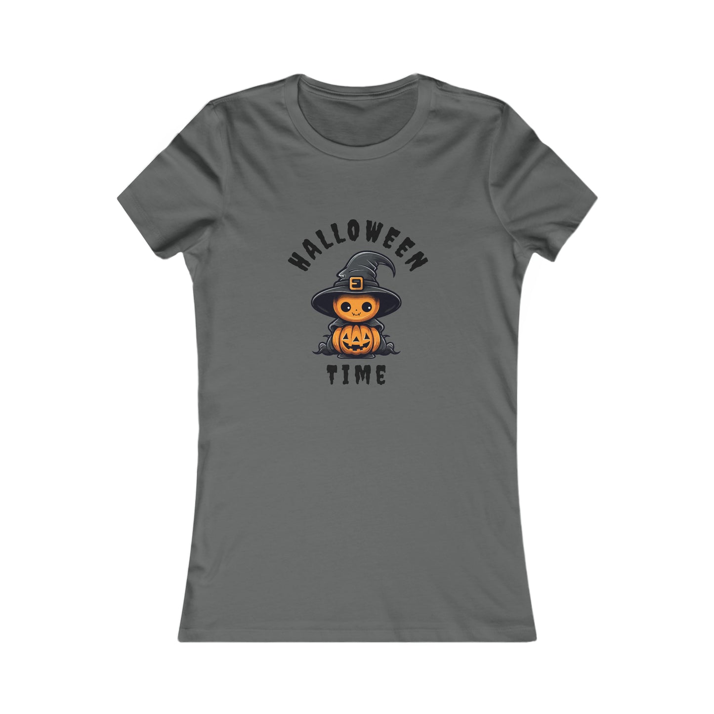 Women's Favorite Tee Halloween Time Pumpkin