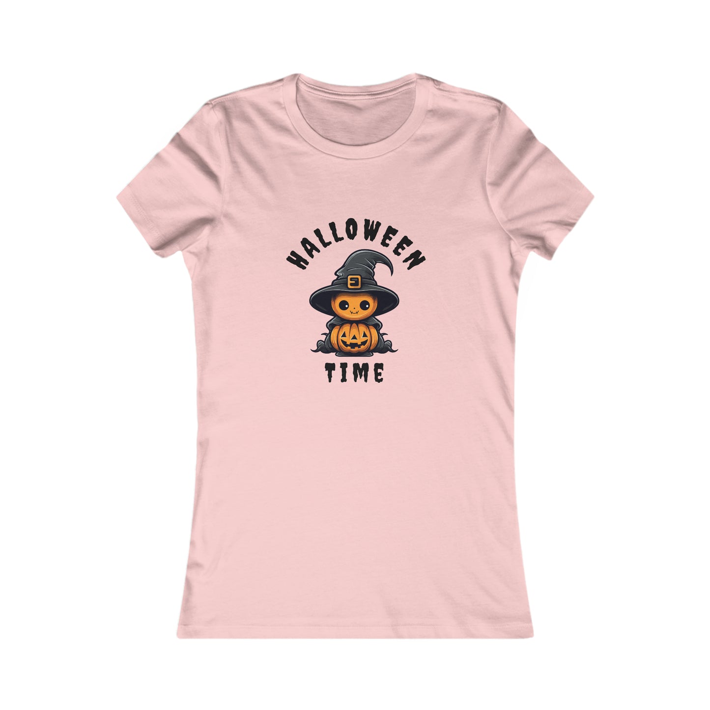 Women's Favorite Tee Halloween Time Pumpkin