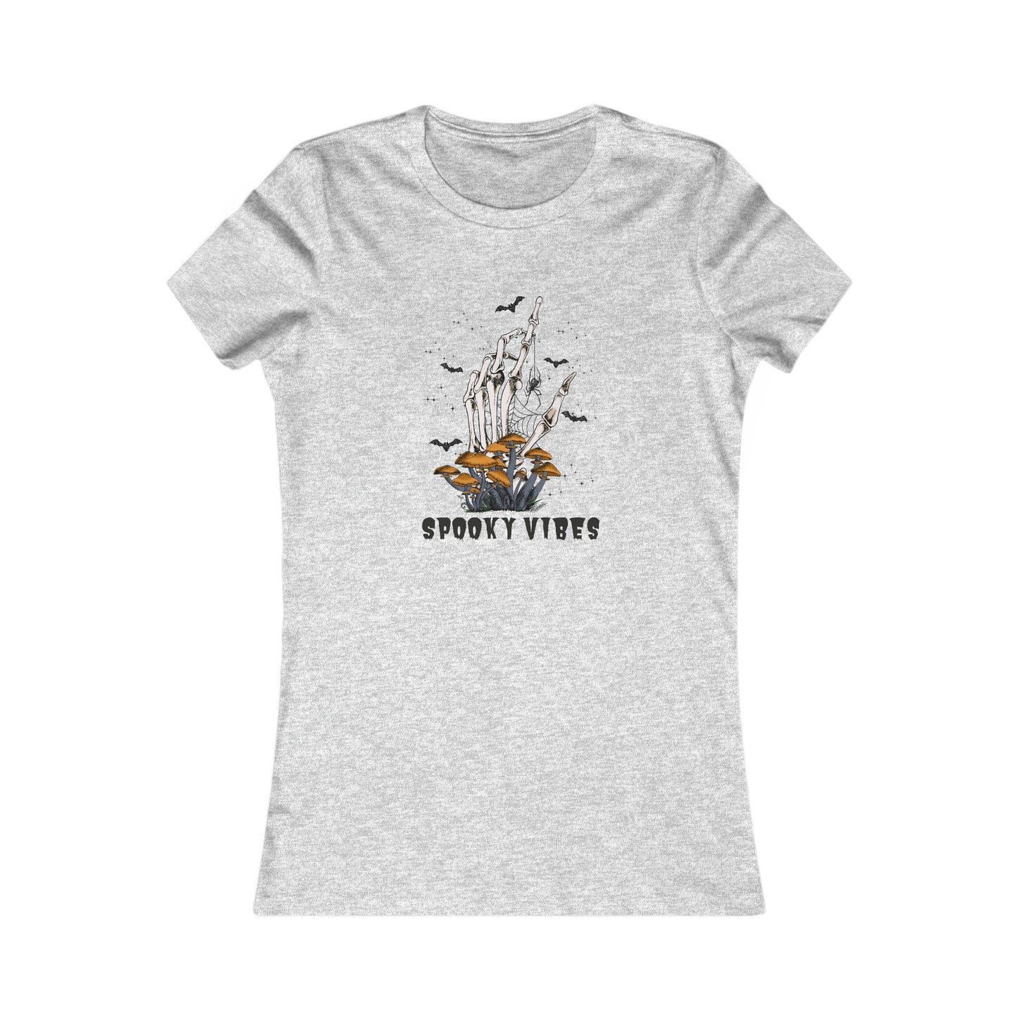 Women's Favorite Tee Spooky Vibes Hand