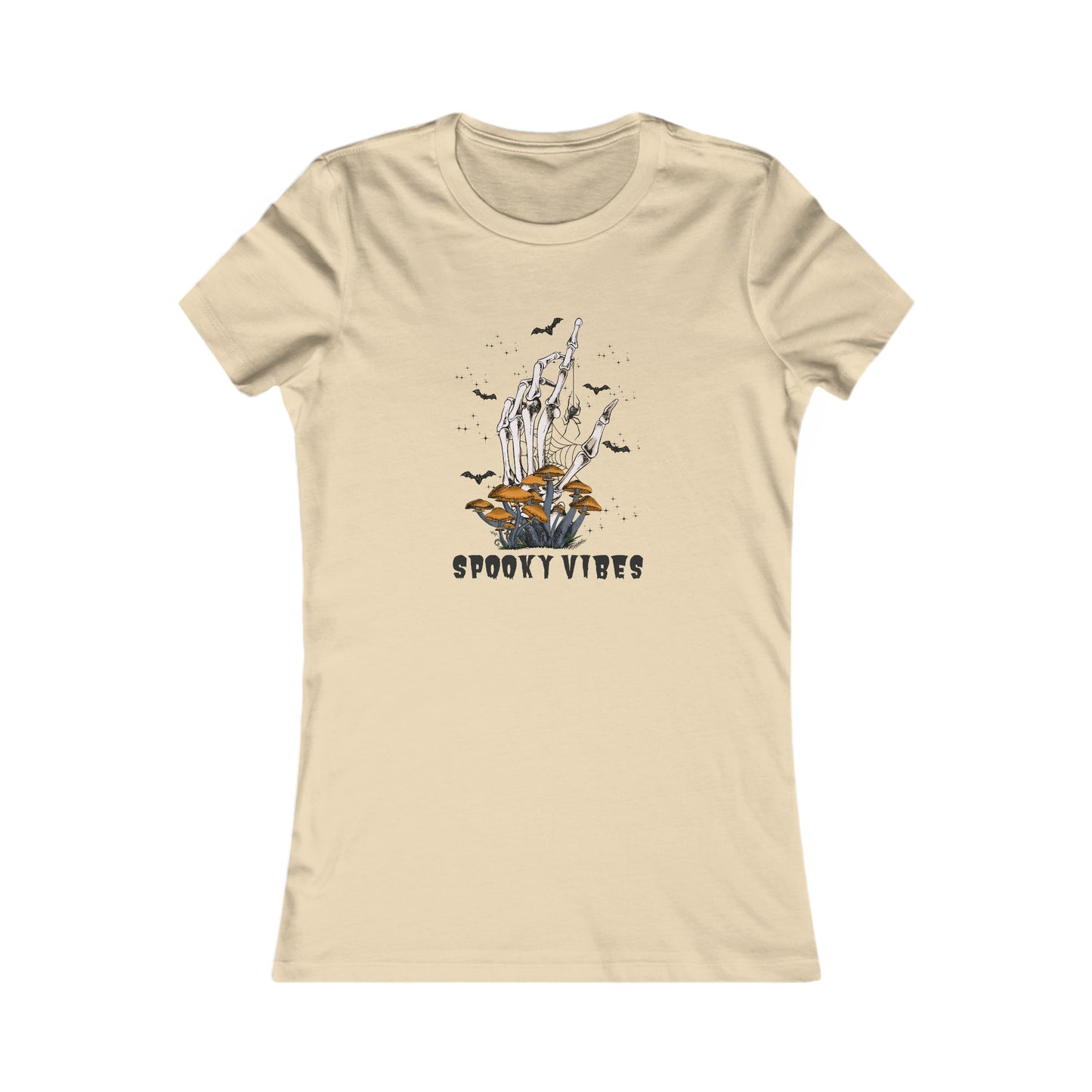 Women's Favorite Tee Spooky Vibes Hand