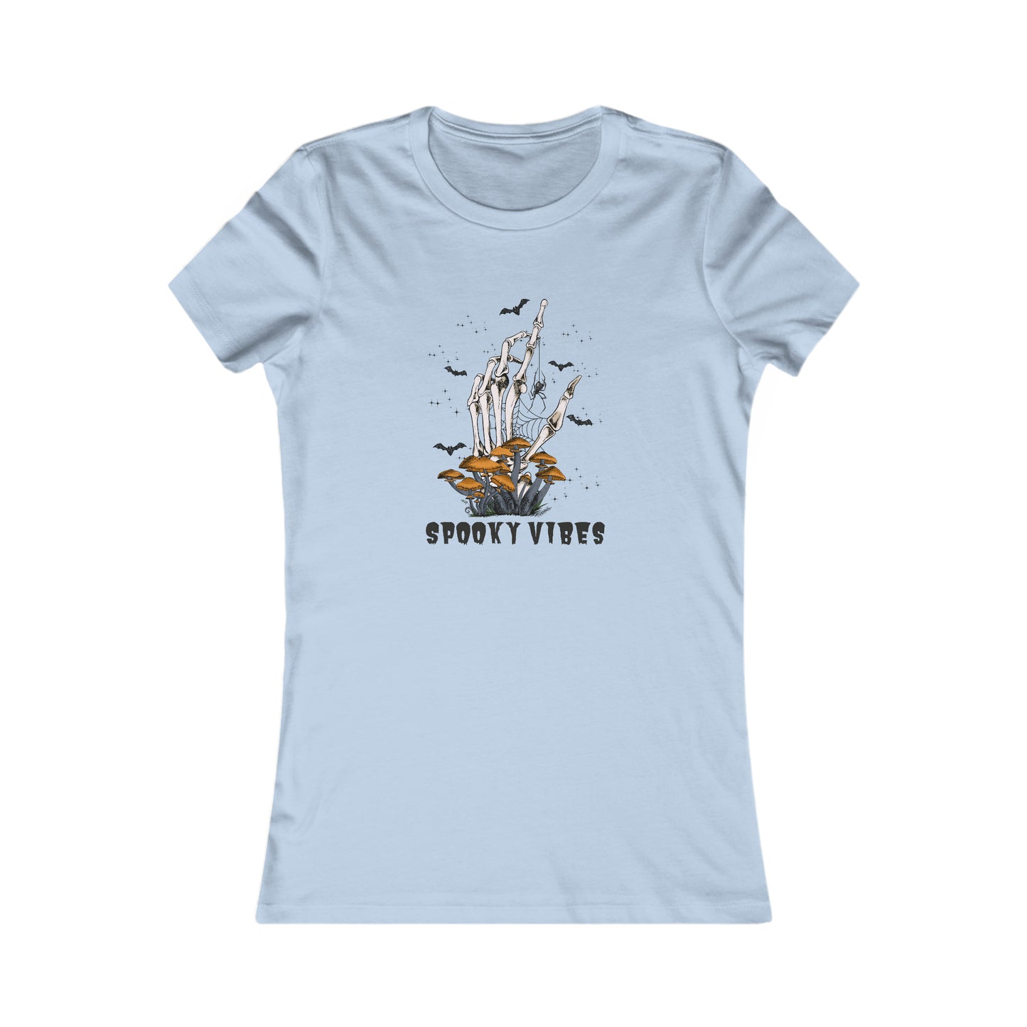 Women's Favorite Tee Spooky Vibes Hand