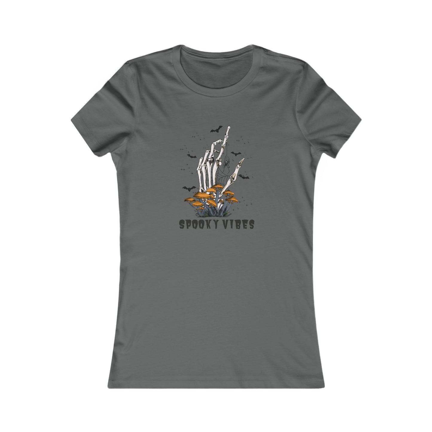 Women's Favorite Tee Spooky Vibes Hand