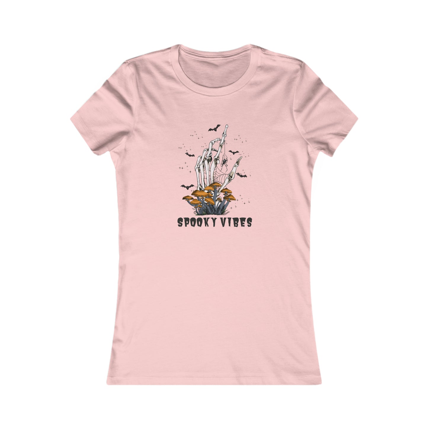 Women's Favorite Tee Spooky Vibes Hand