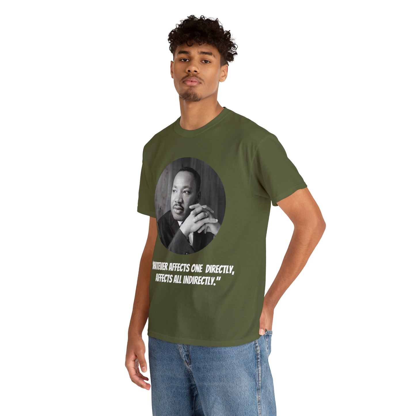 Unisex Heavy Cotton Tee, Martin Luther King Quote, TM1MLKQCIR