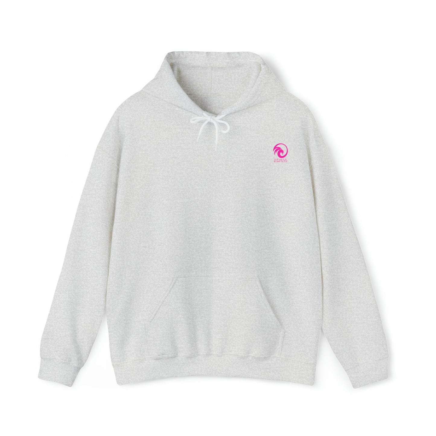 Women's Heavy Blend™ Hooded Sweatshirt - Feeling Cute Back of Hoodie w/LOGO on Front