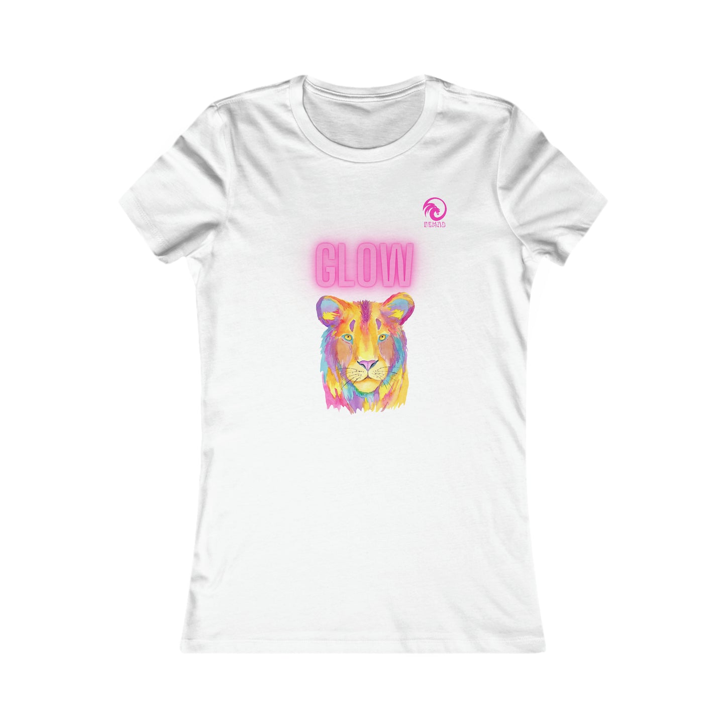 Women's Favorite Tee Lion Glow