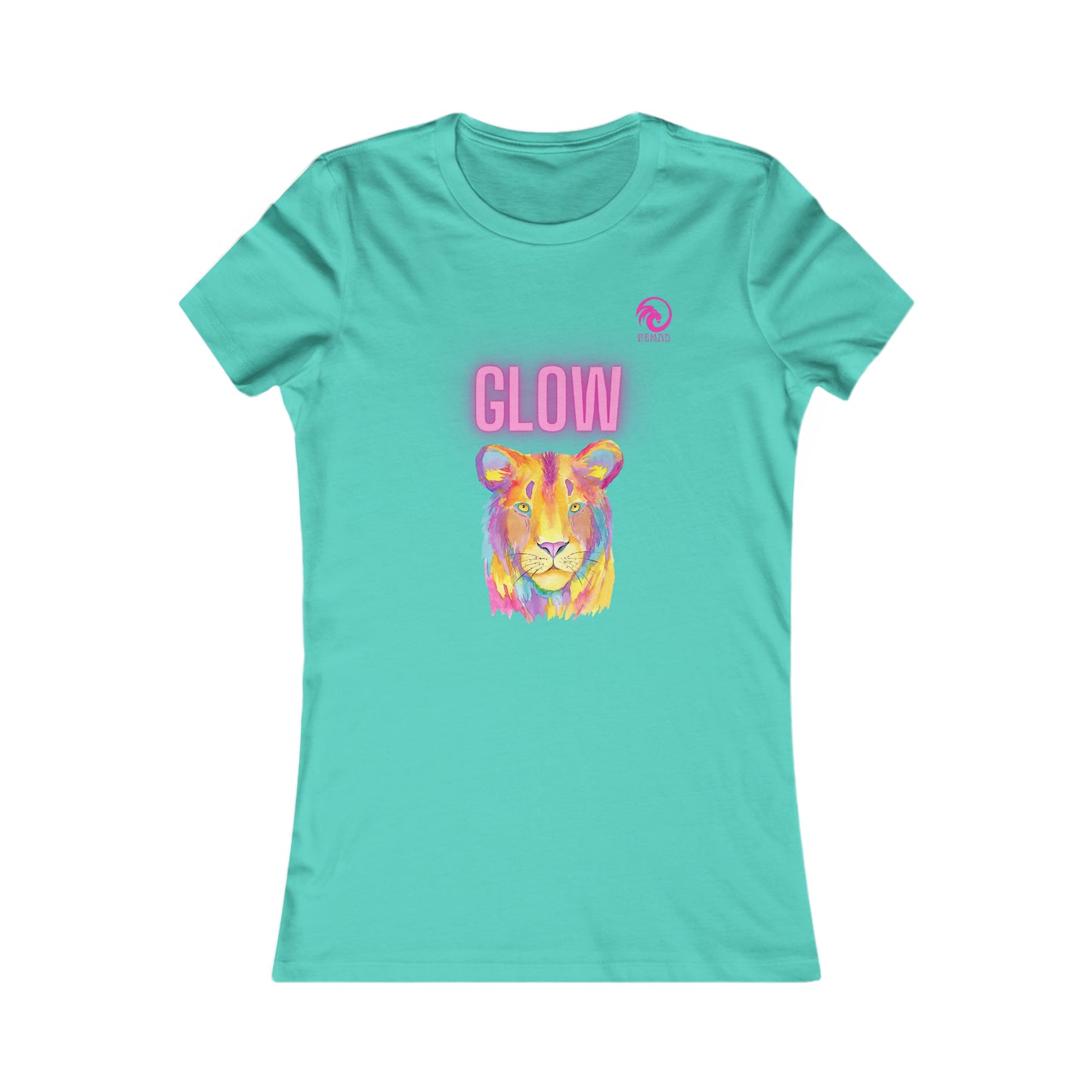 Women's Favorite Tee Lion Glow